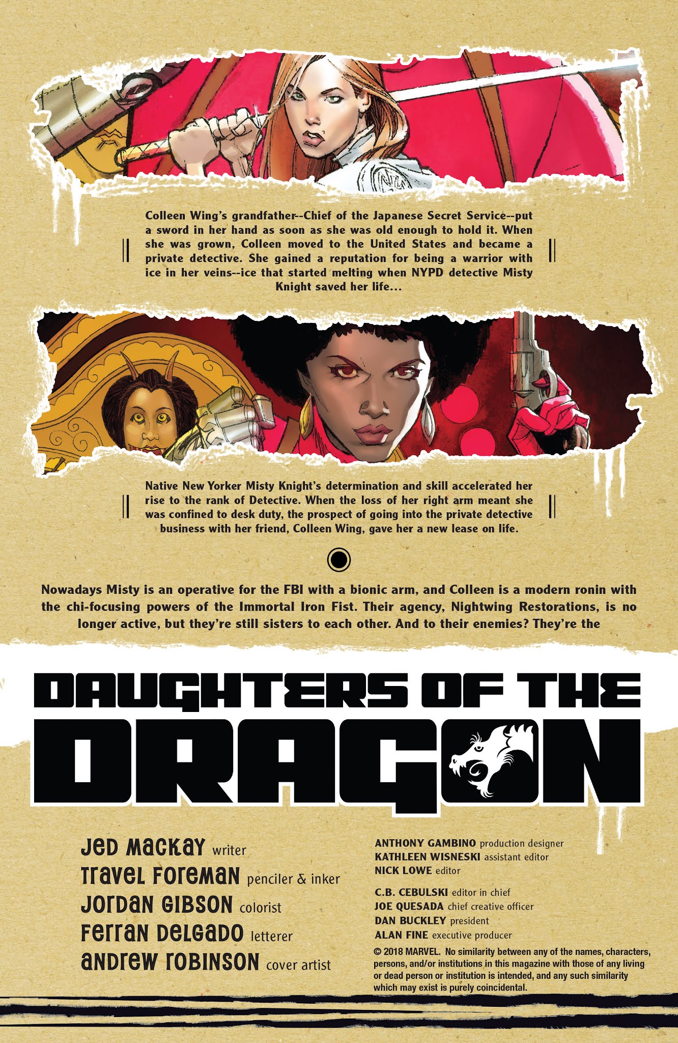 Read online Daughters of the Dragon (2018) comic -  Issue #1 - 2