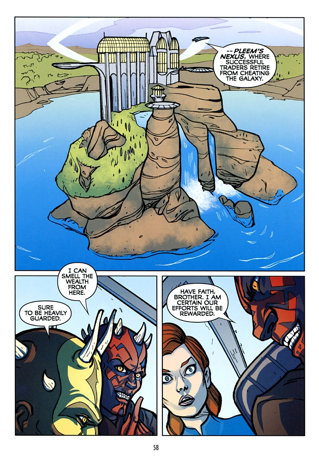 Star Wars: The Clone Wars - The Sith Hunters issue Full - Page 59