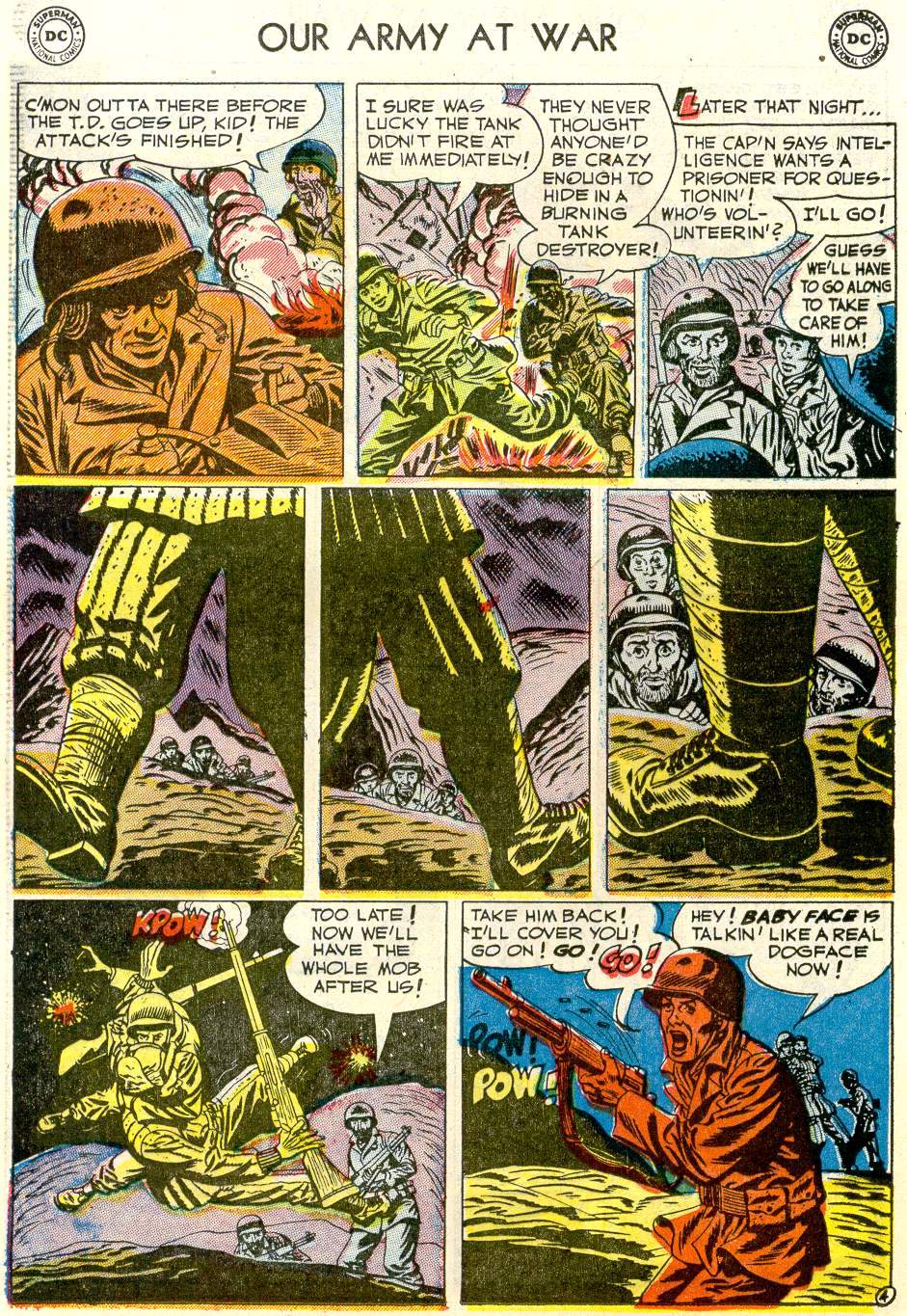 Read online Our Army at War (1952) comic -  Issue #5 - 16