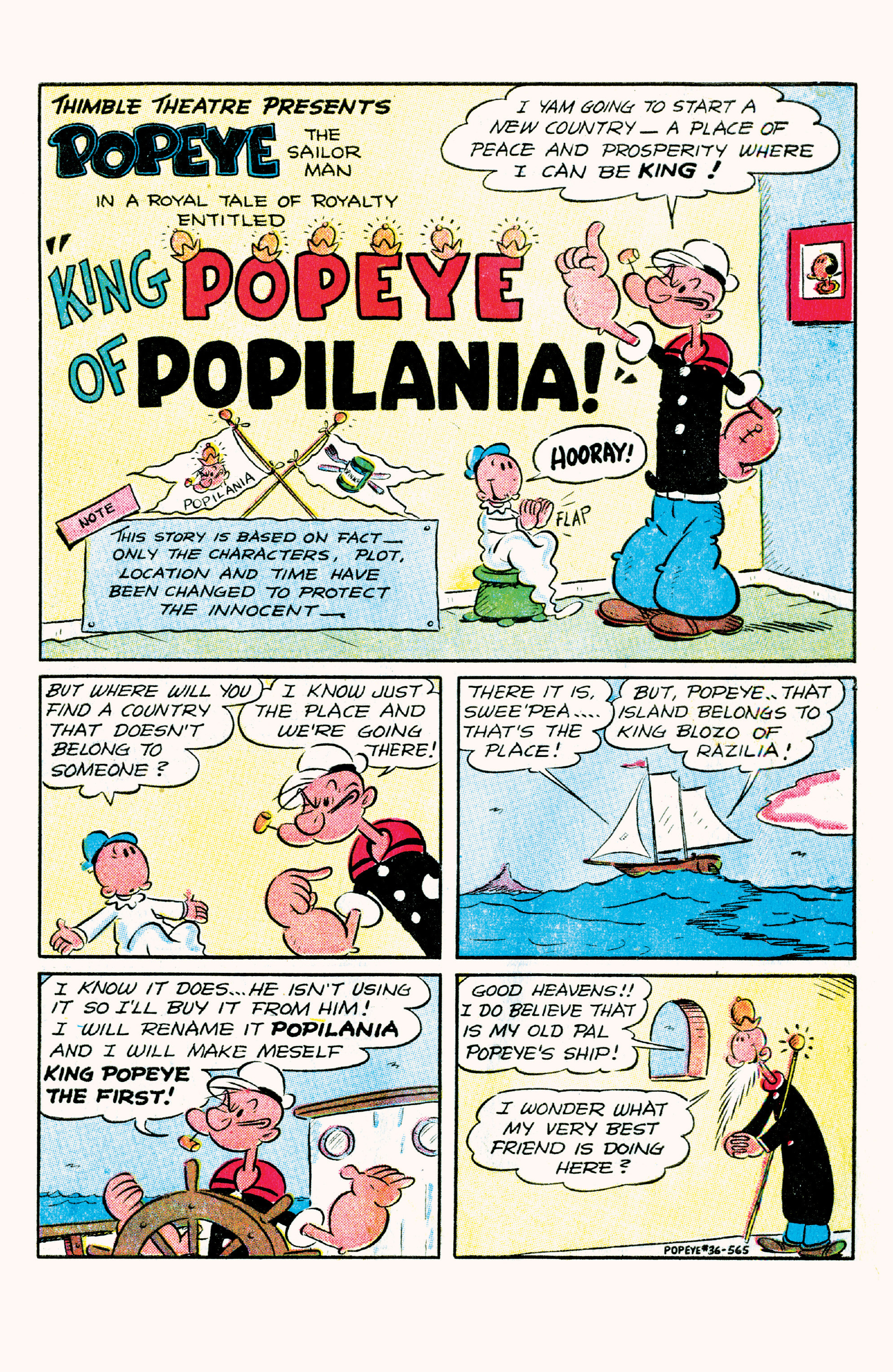 Read online Classic Popeye comic -  Issue #36 - 2