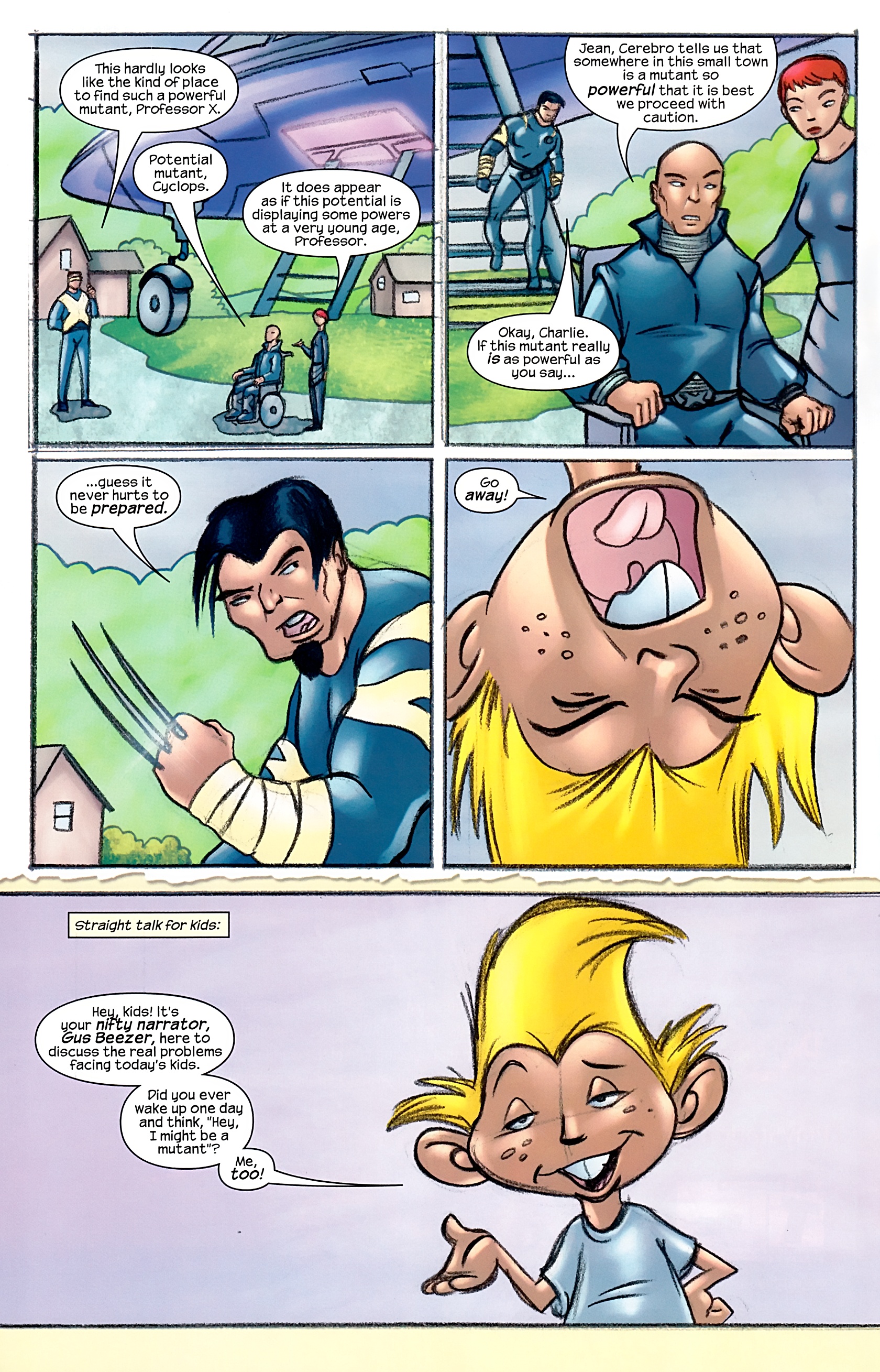 Read online Marvelous Adventures of Gus Beezer comic -  Issue # X-Men - 14