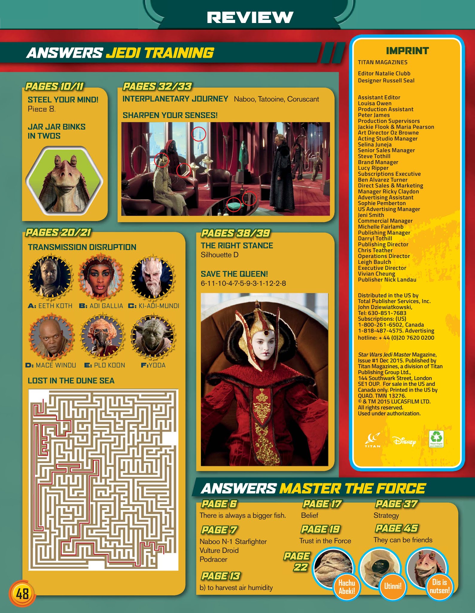 Read online Star Wars Jedi Master Magazine comic -  Issue #1 - 35