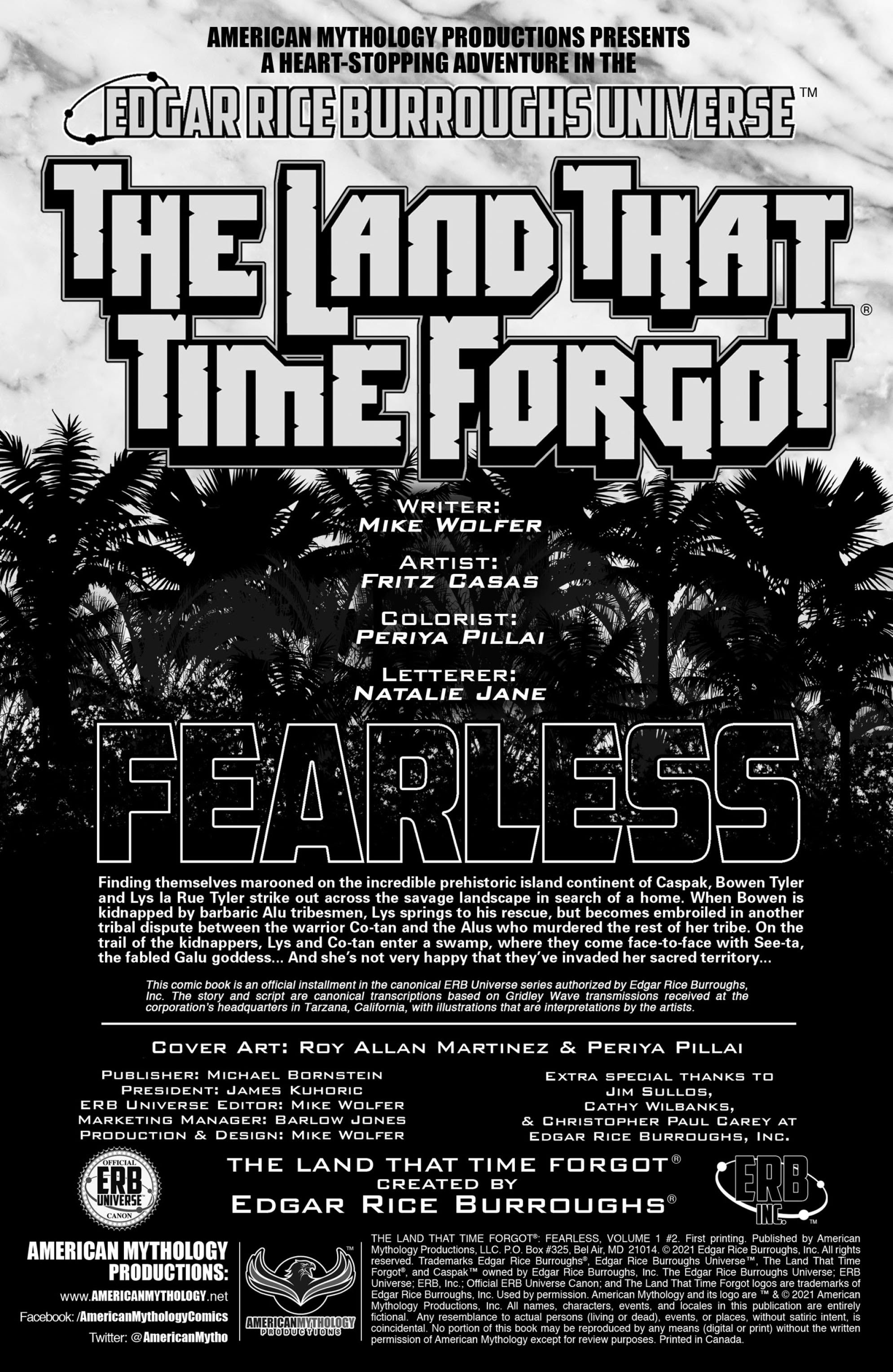 Read online The Land That Time Forgot: Fearless comic -  Issue #2 - 2