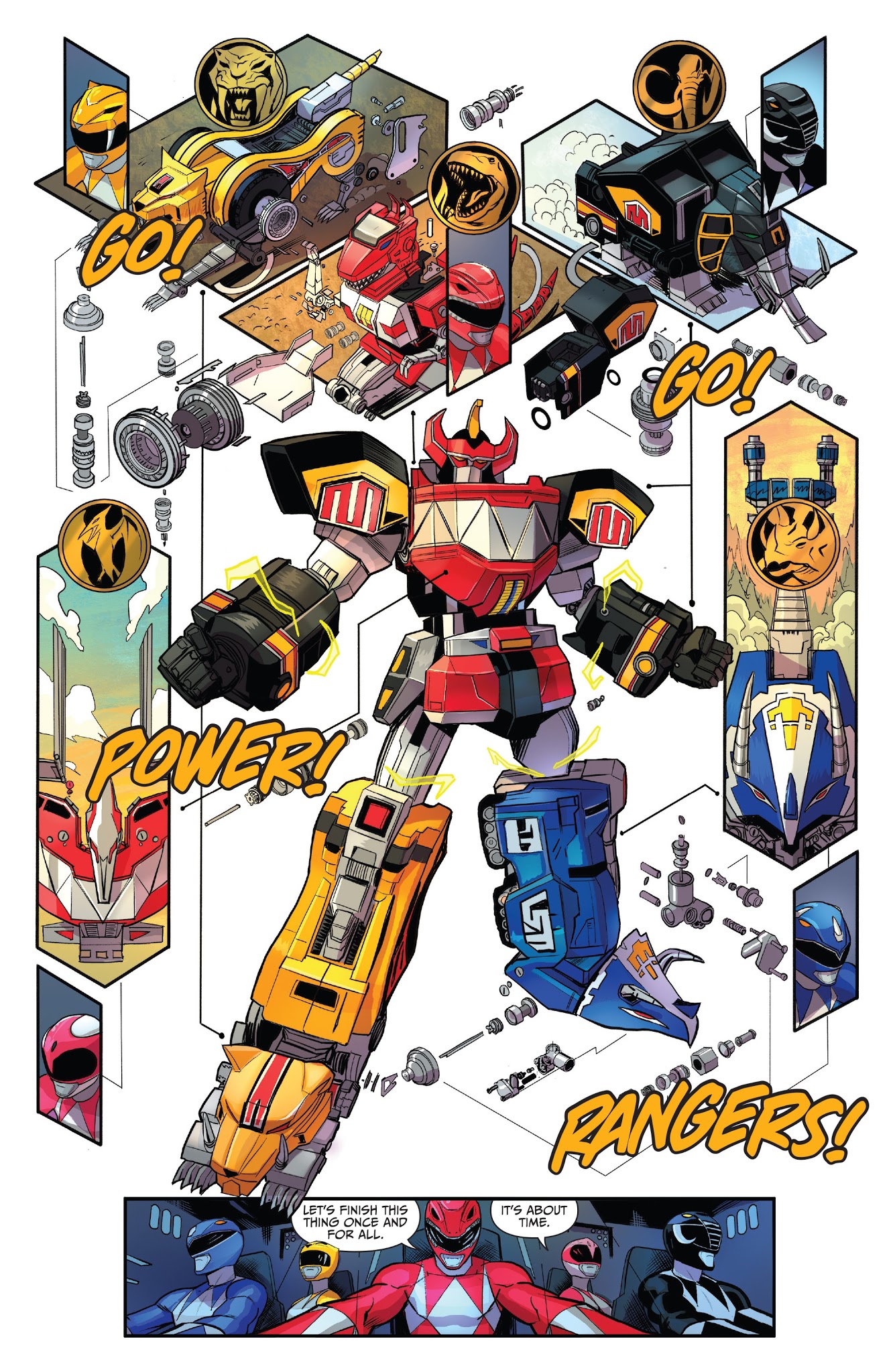 Read online Saban's Go Go Power Rangers comic -  Issue #4 - 17
