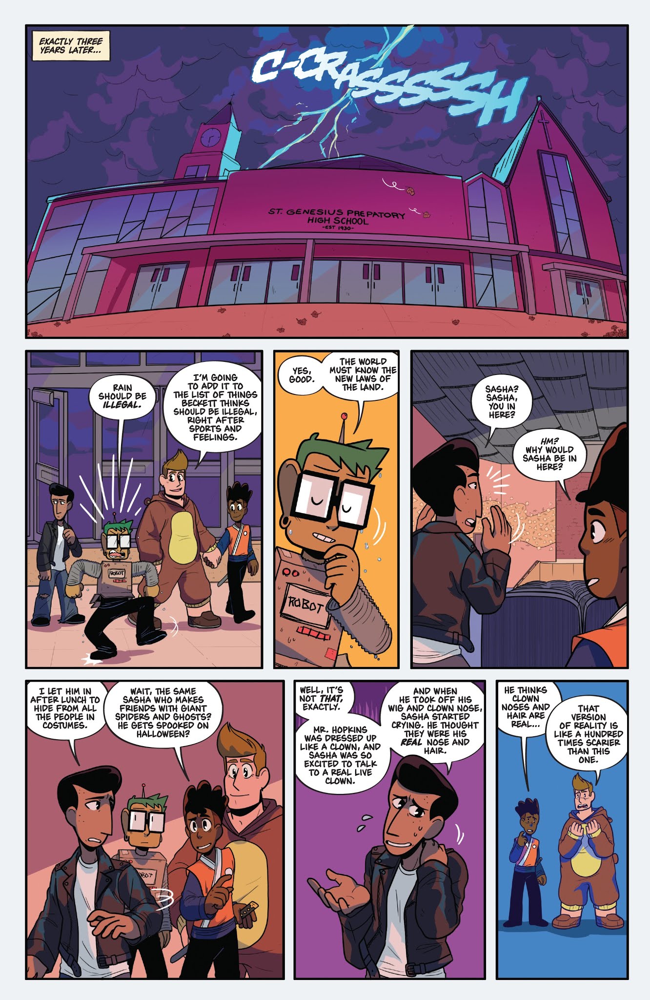 Read online The Backstagers Halloween Intermission comic -  Issue # Full - 6