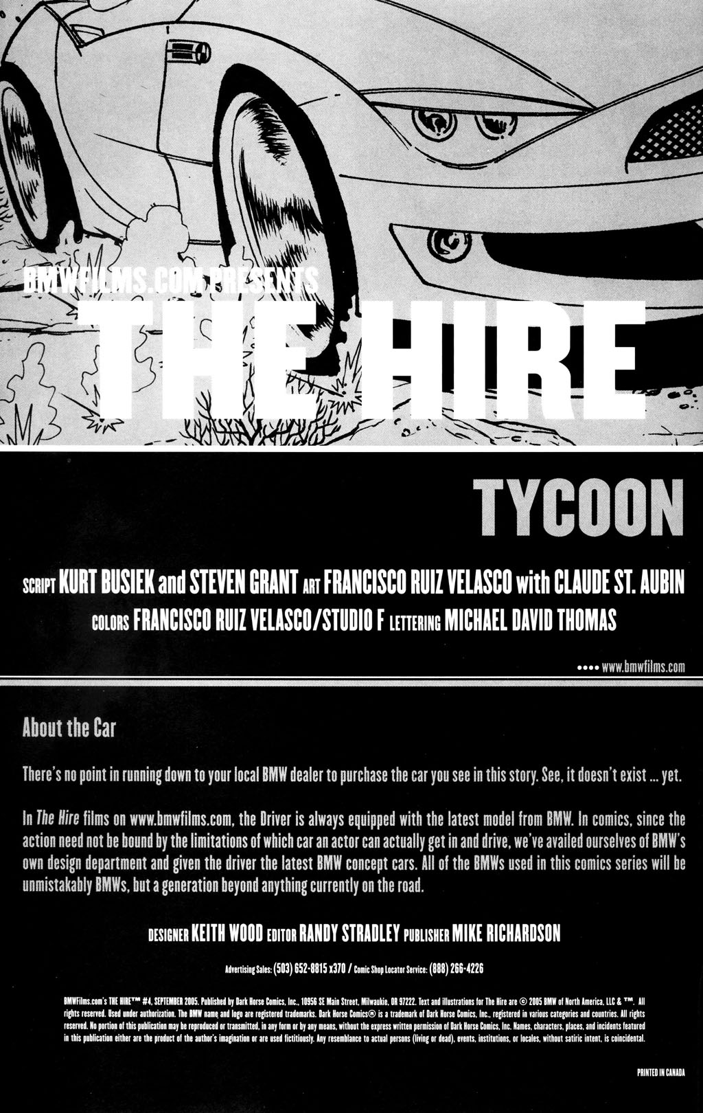 Read online BMWfilms.com's The Hire comic -  Issue #4 - 2
