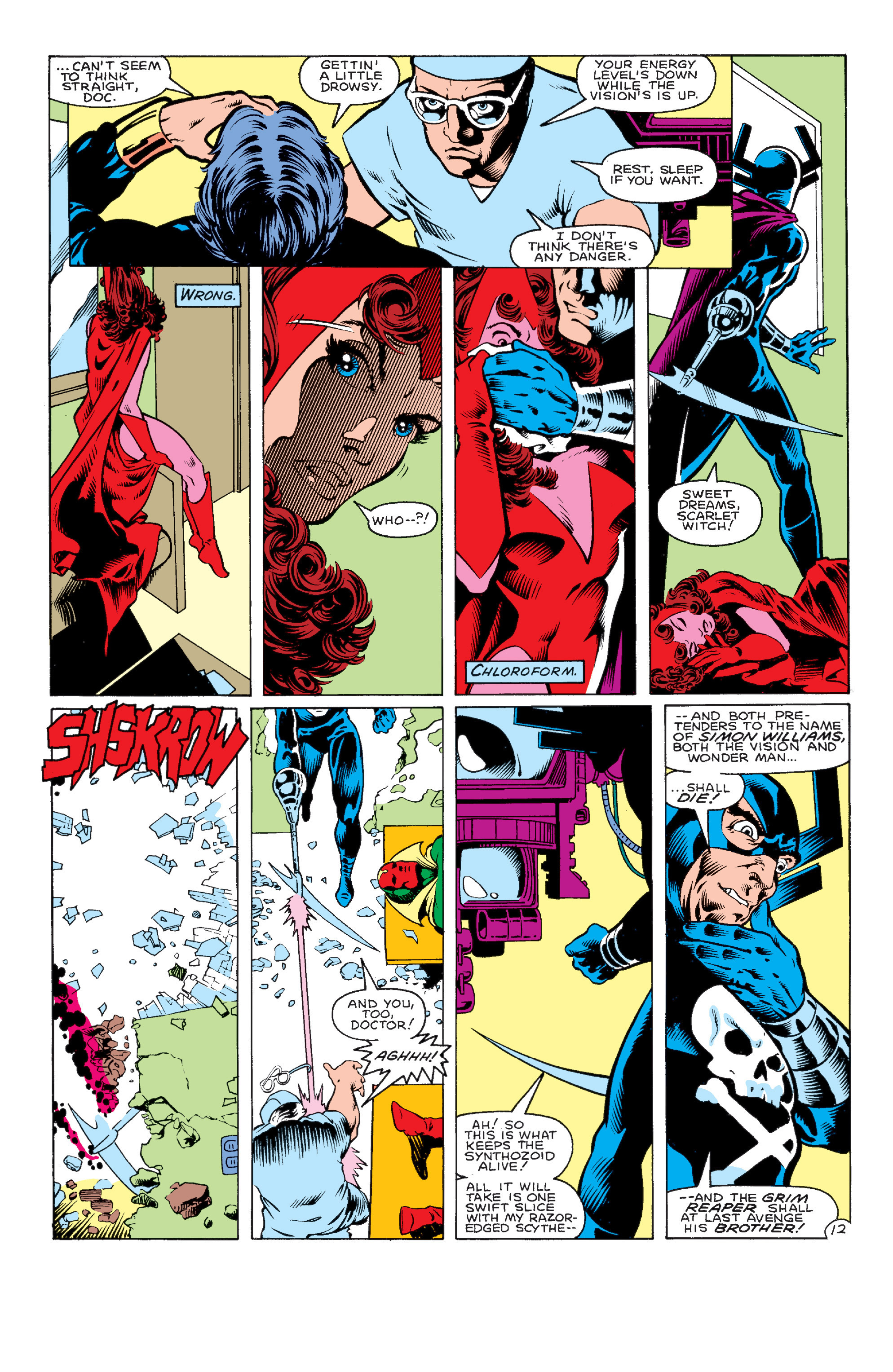 Read online The Vision and the Scarlet Witch (1982) comic -  Issue #3 - 13