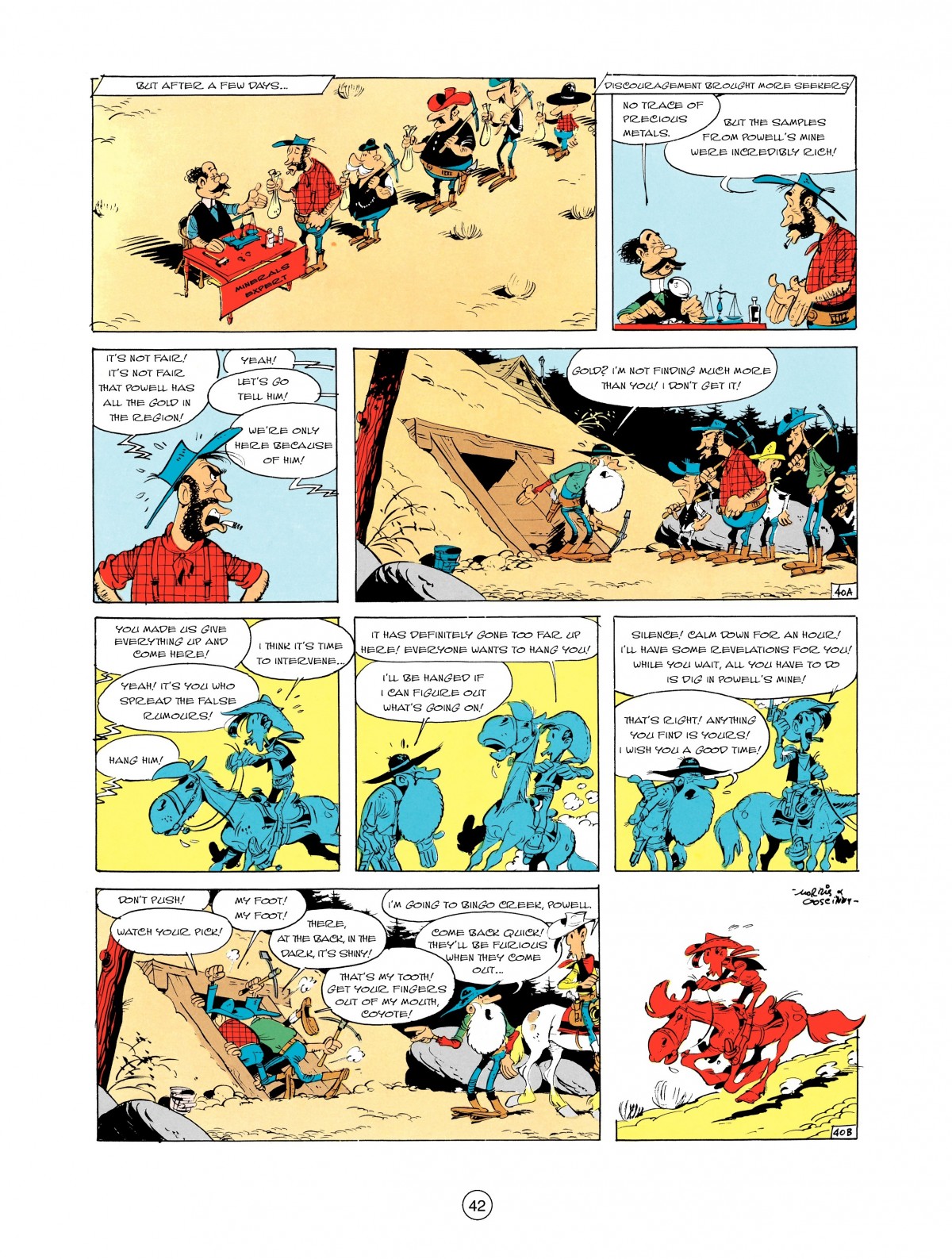 Read online A Lucky Luke Adventure comic -  Issue #2 - 44