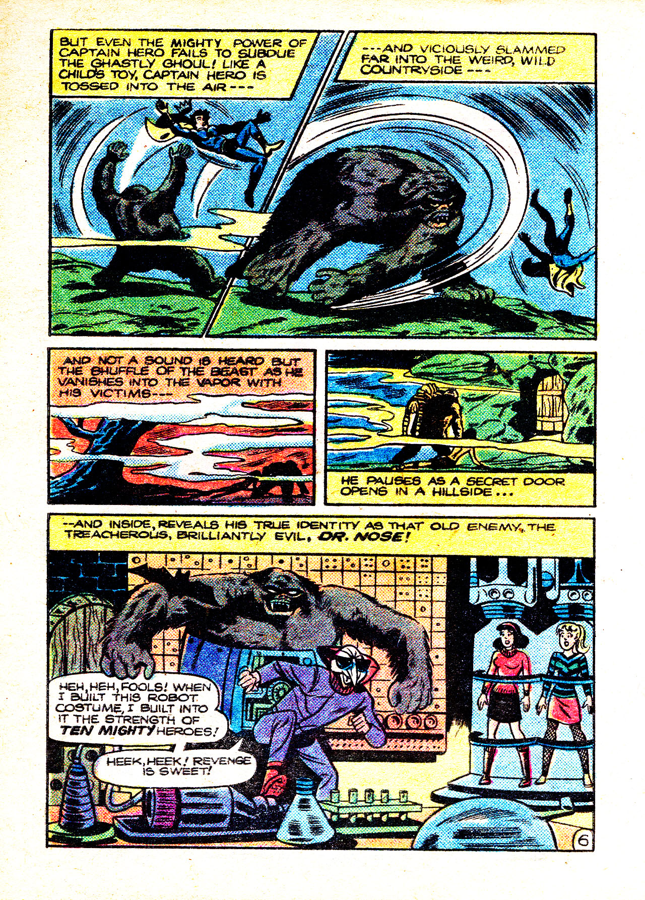 Read online Captain Hero Comics Digest Magazine comic -  Issue # TPB - 43