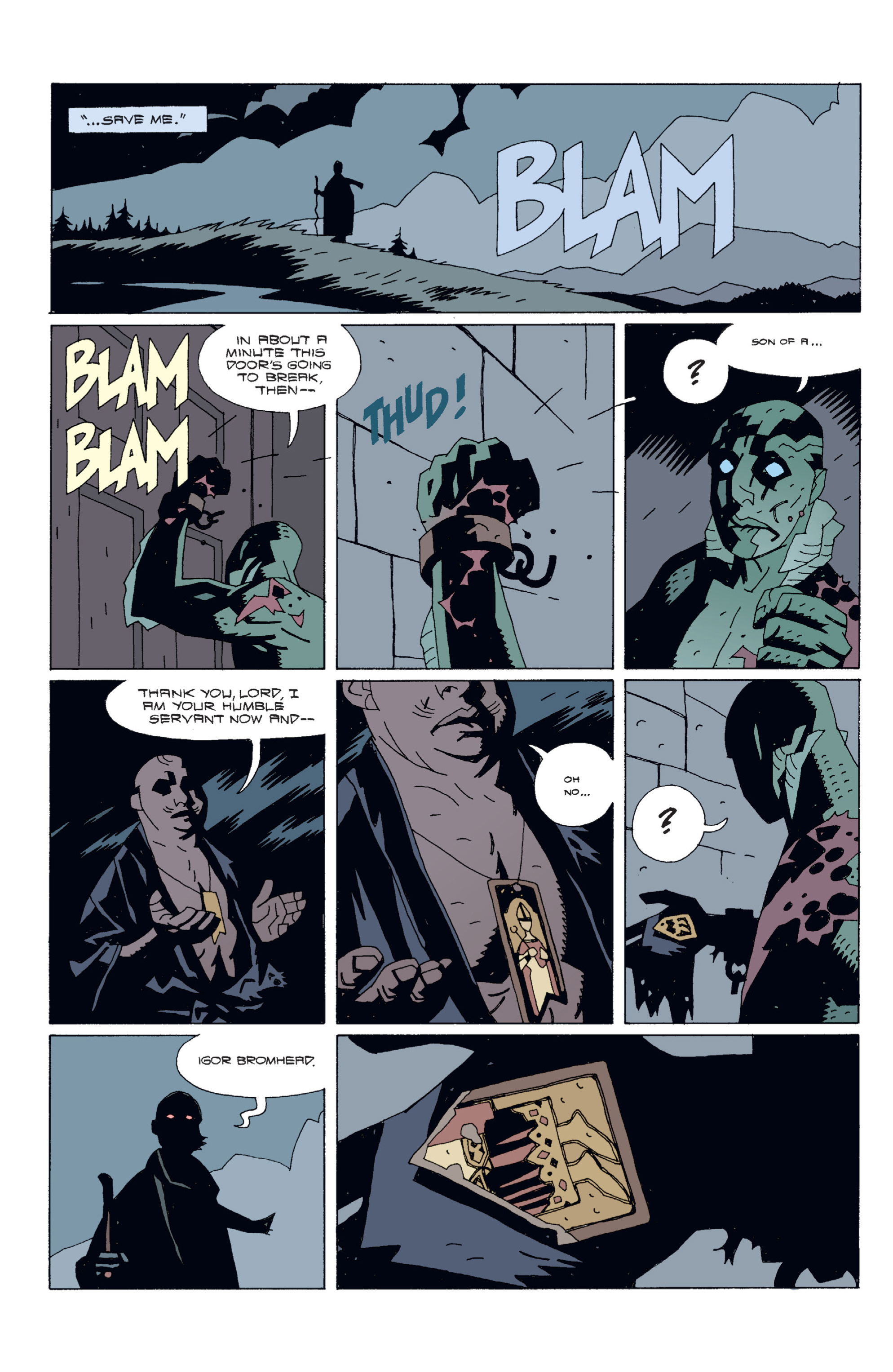 Read online Hellboy comic -  Issue #4 - 113