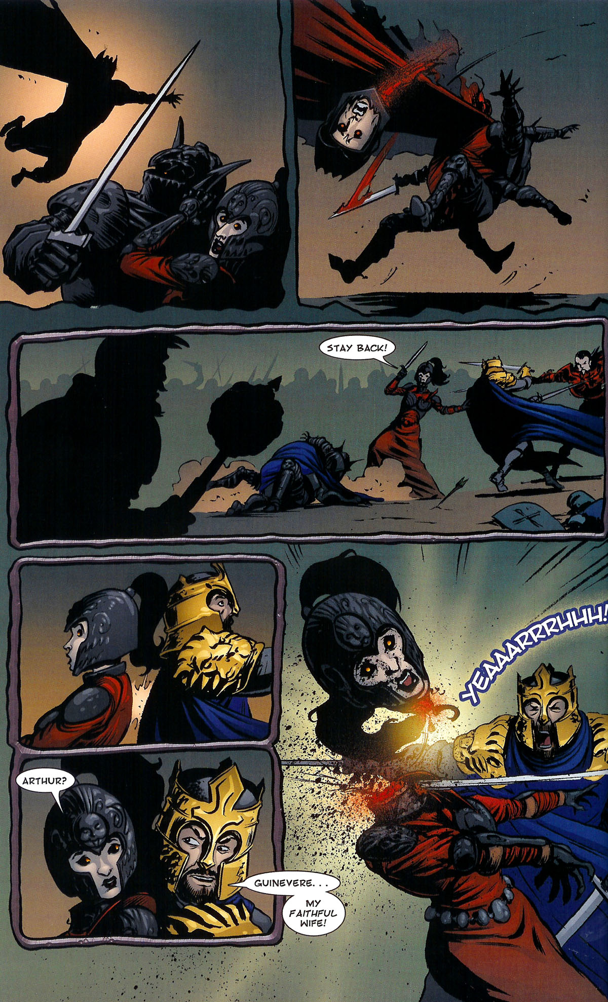 Read online Dracula vs King Arthur comic -  Issue #4 - 50