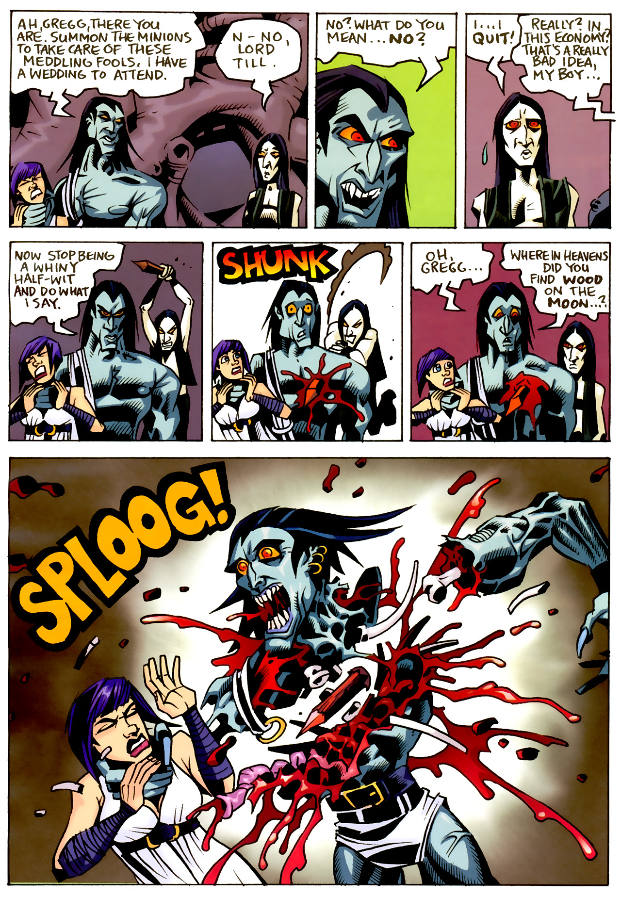 Read online Werewolves on the Moon: Versus Vampires comic -  Issue #3 - 20