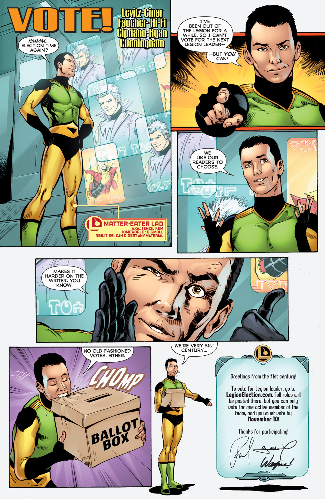 Legion of Super-Heroes (2010) Issue #6 #7 - English 32