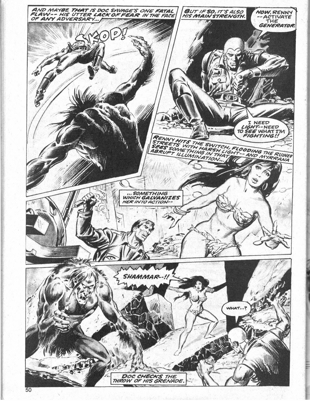 Read online Doc Savage (1975) comic -  Issue #7 - 50