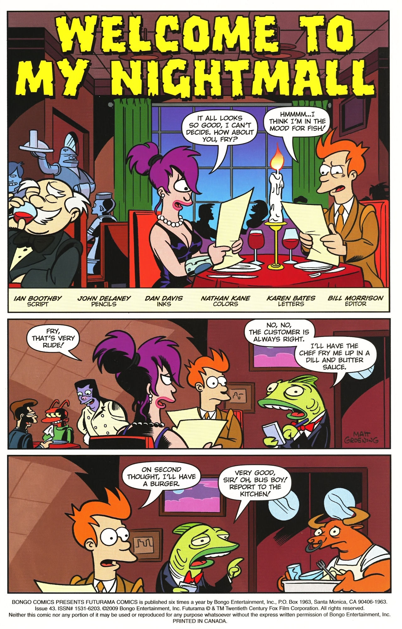 Read online Futurama Comics comic -  Issue #43 - 2