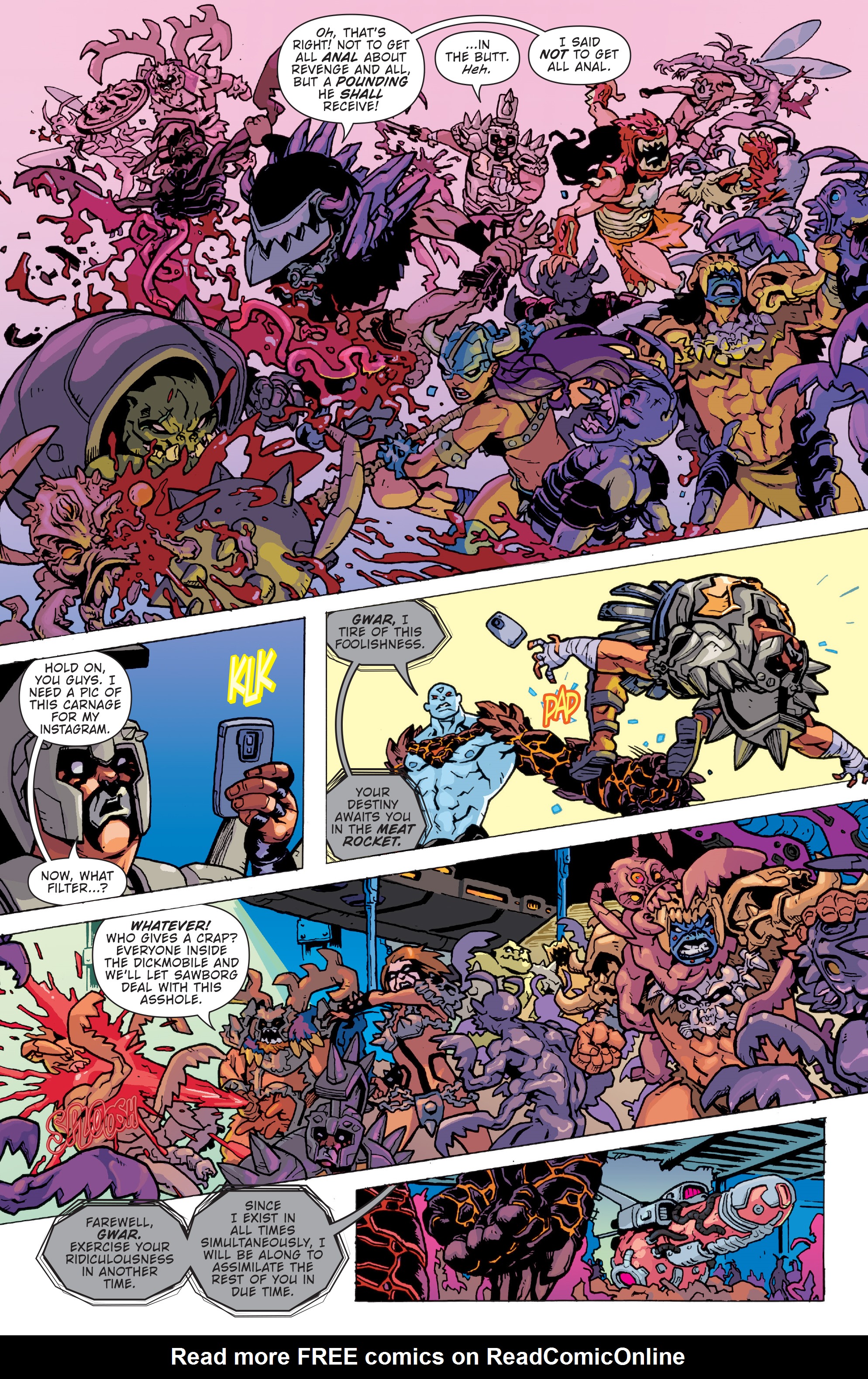 Read online Gwar: Orgasmageddon comic -  Issue #1 - 8