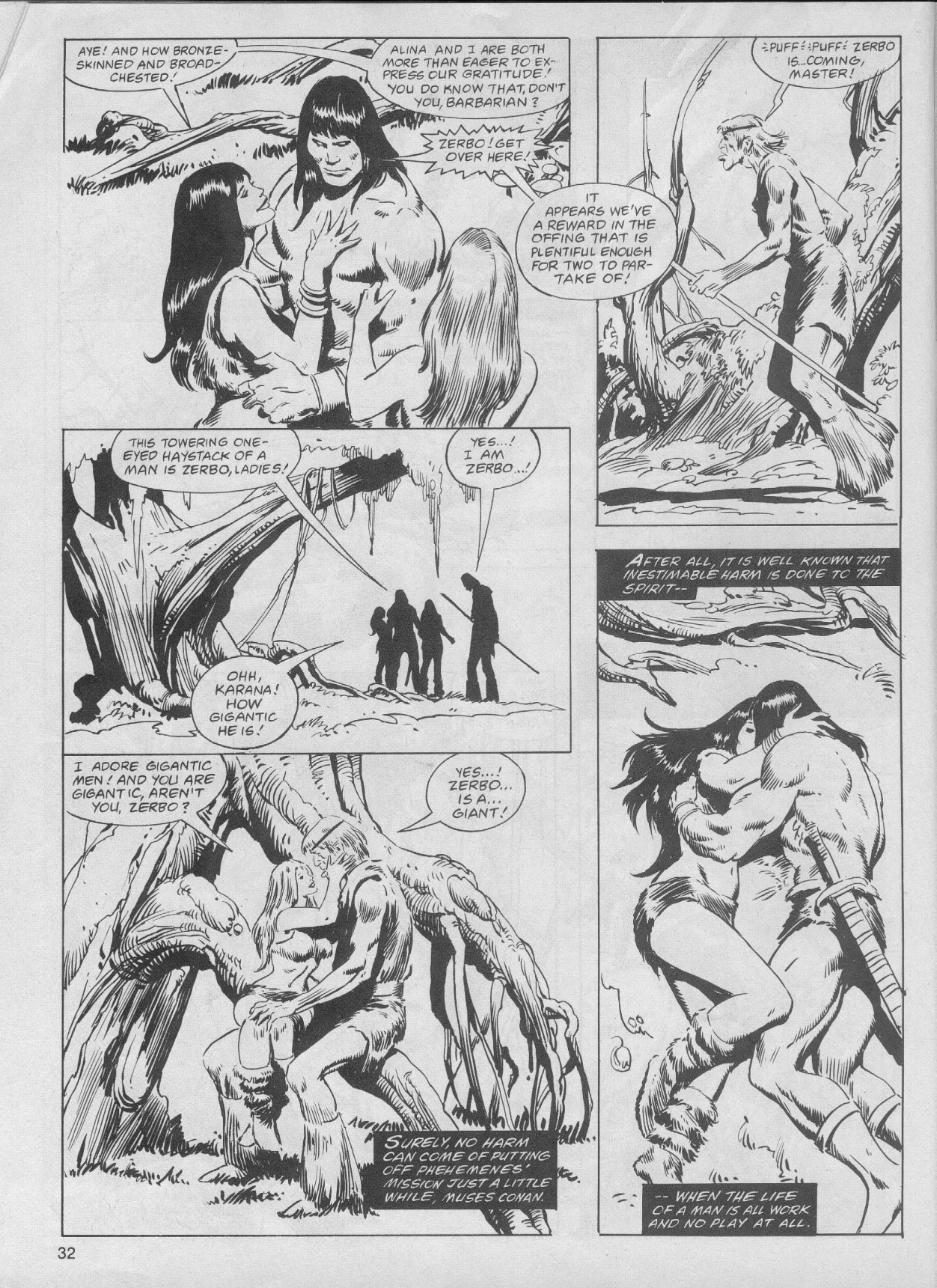 Read online The Savage Sword Of Conan comic -  Issue #61 - 32