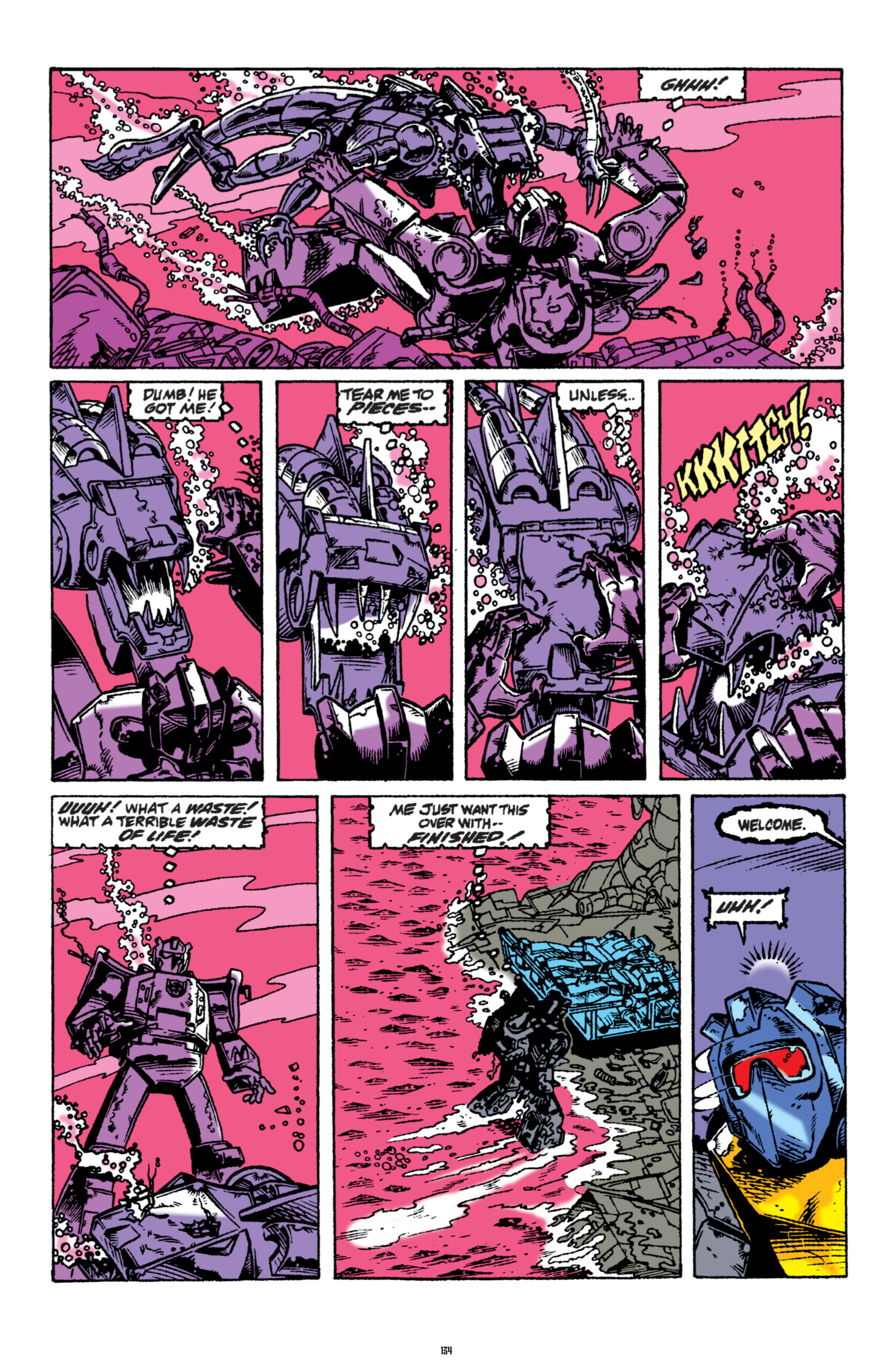 Read online The Transformers Classics comic -  Issue # TPB 6 - 134