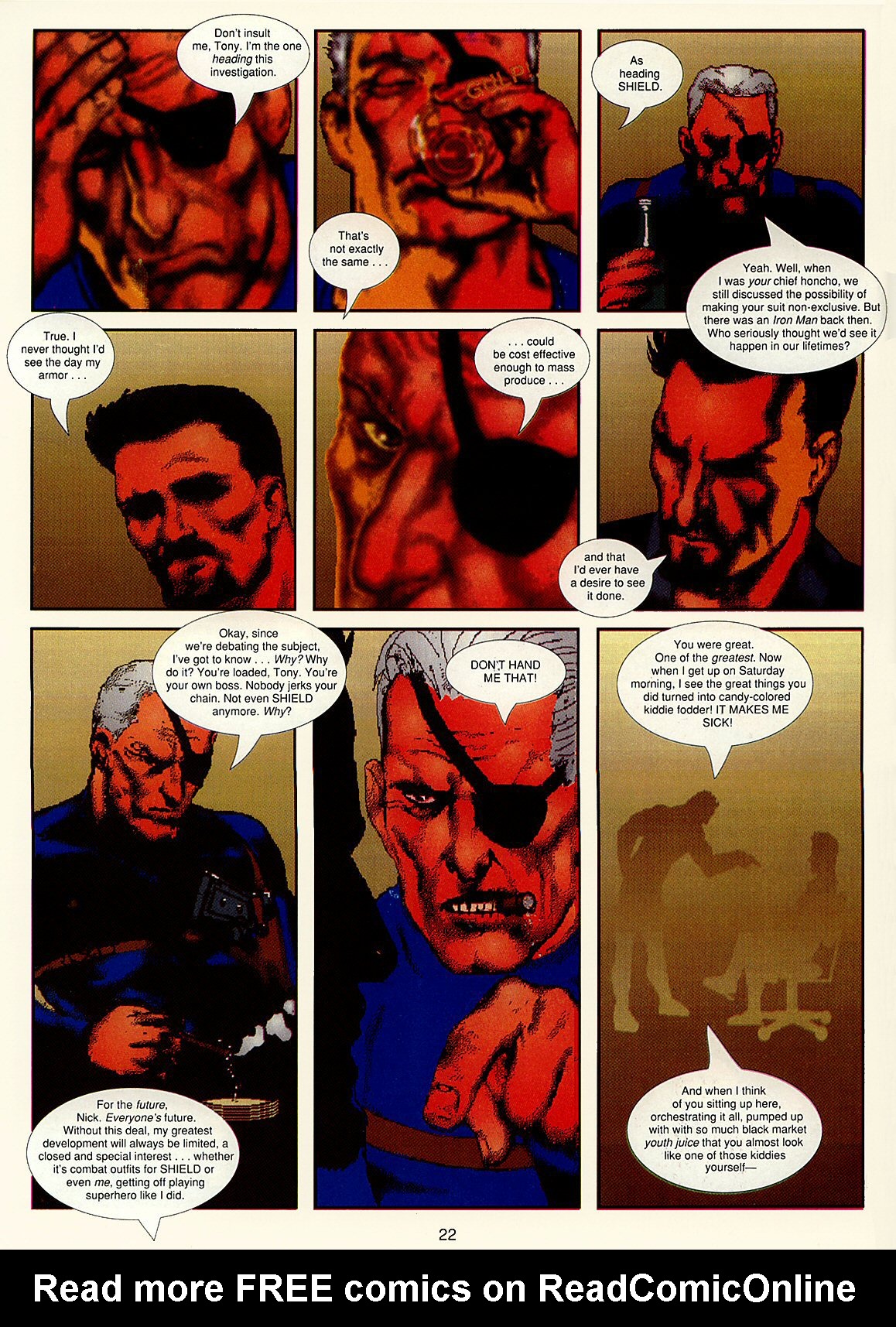 Read online Marvel Graphic Novel comic -  Issue #33 - Iron Man - Crash - 23
