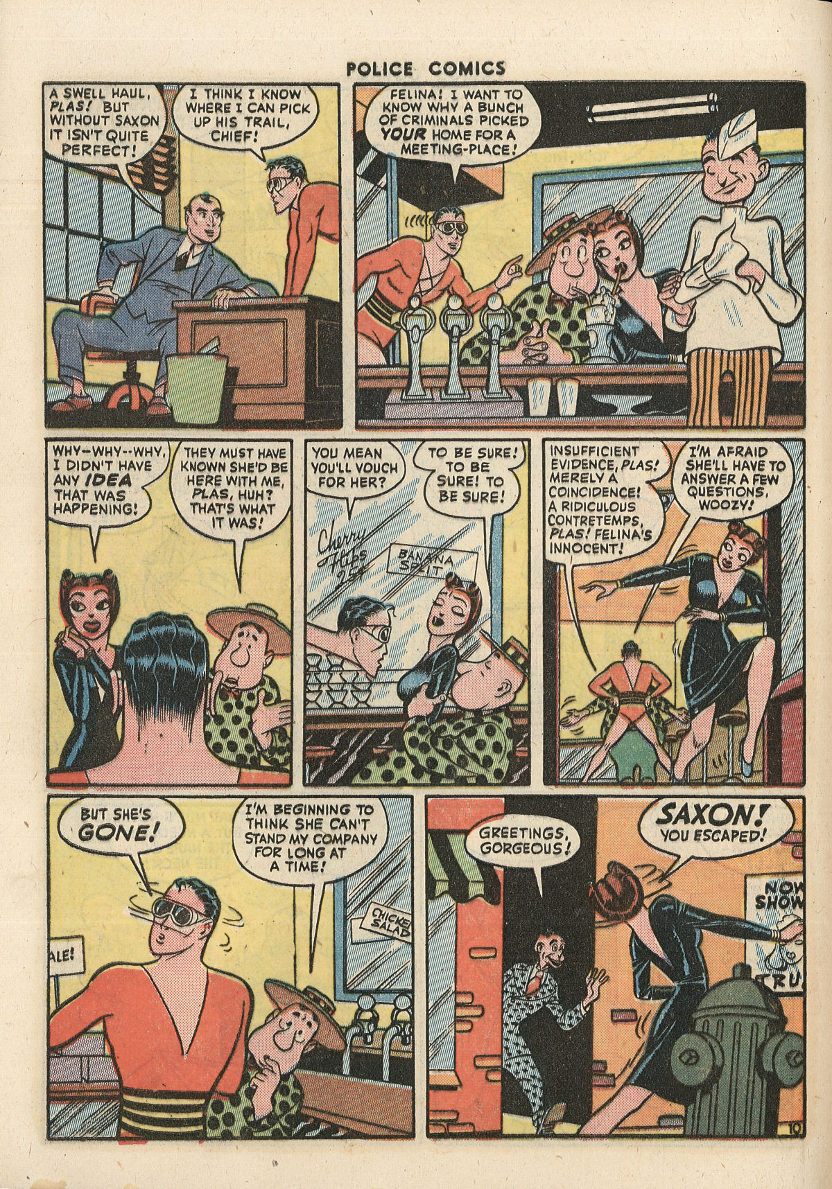 Read online Police Comics comic -  Issue #37 - 12