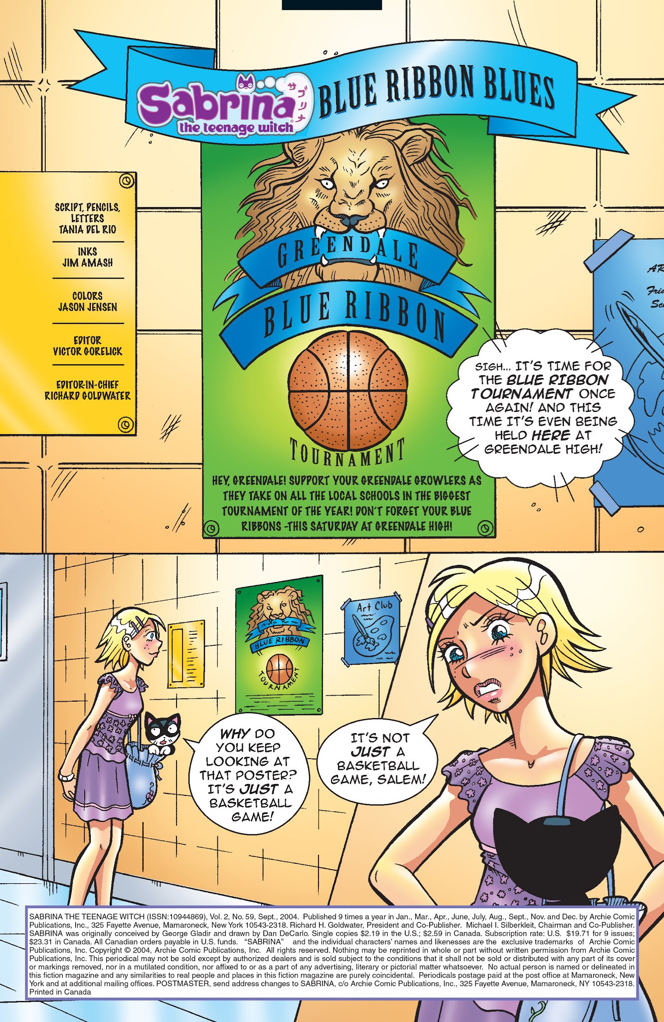Read online Sabrina the Teenage Witch (2000) comic -  Issue #59 - 2