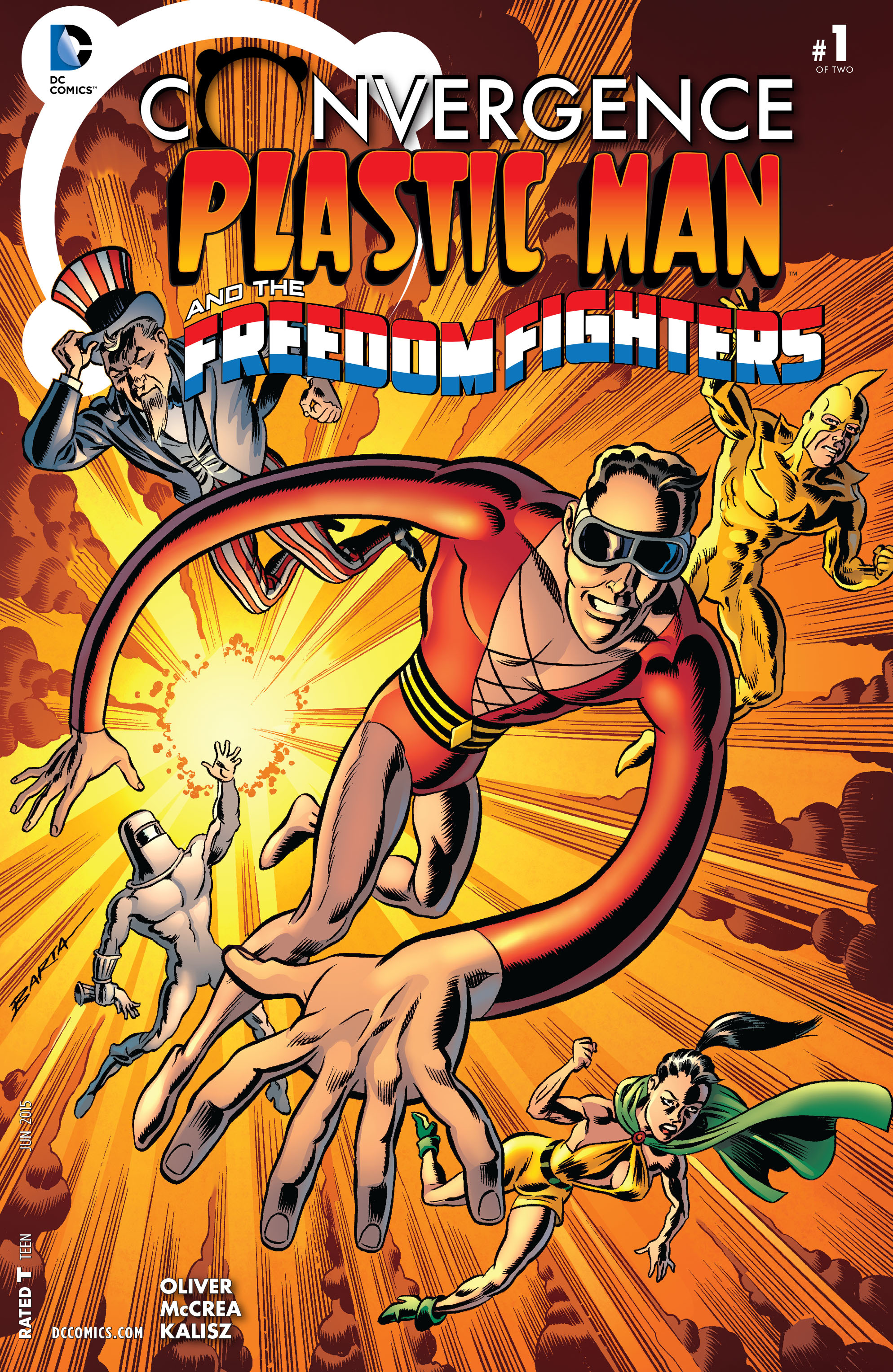 Read online Convergence Plastic Man and the Freedom Fighters comic -  Issue #1 - 1