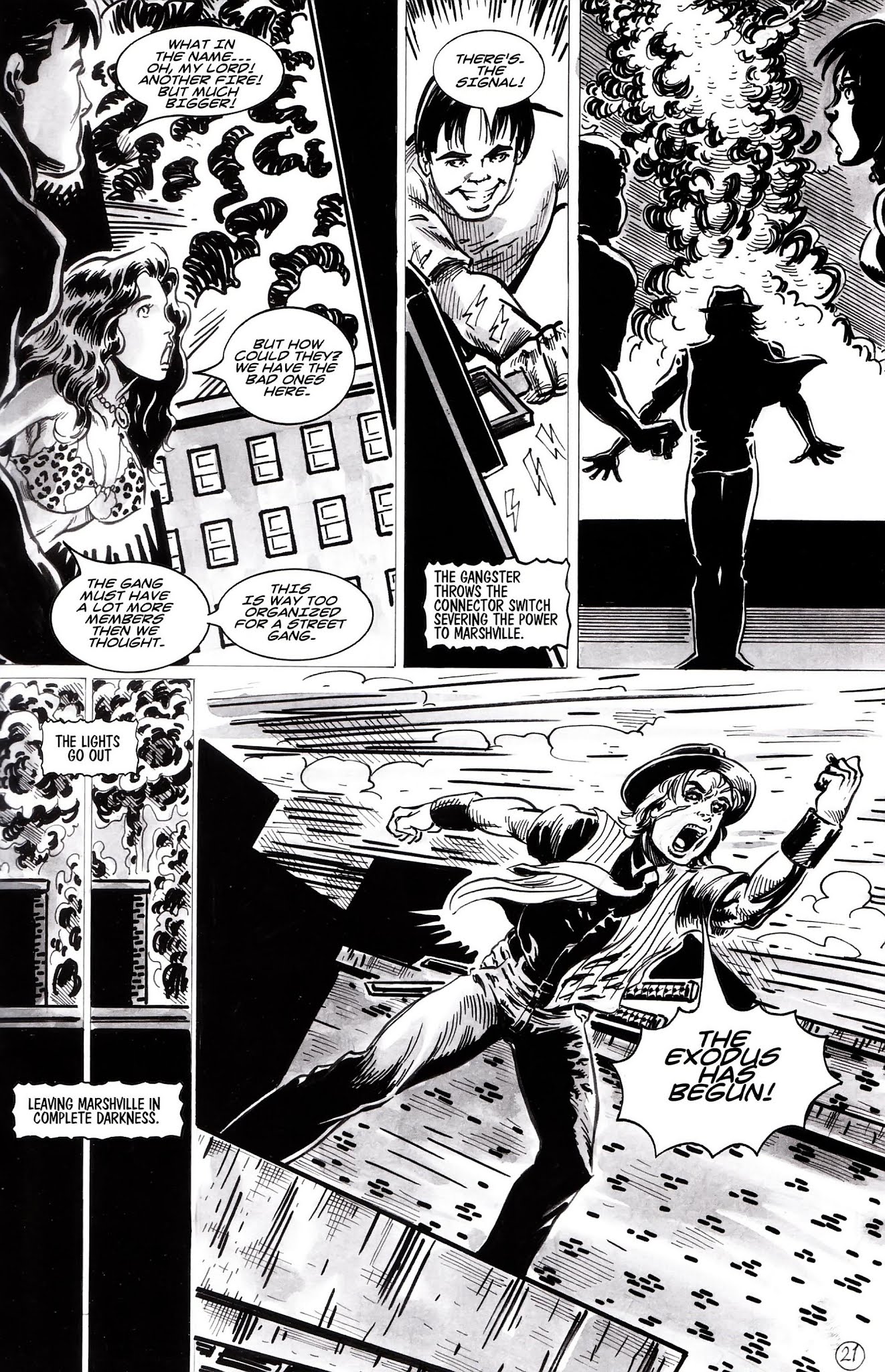 Read online Cavewoman: Gangster comic -  Issue #1 - 23