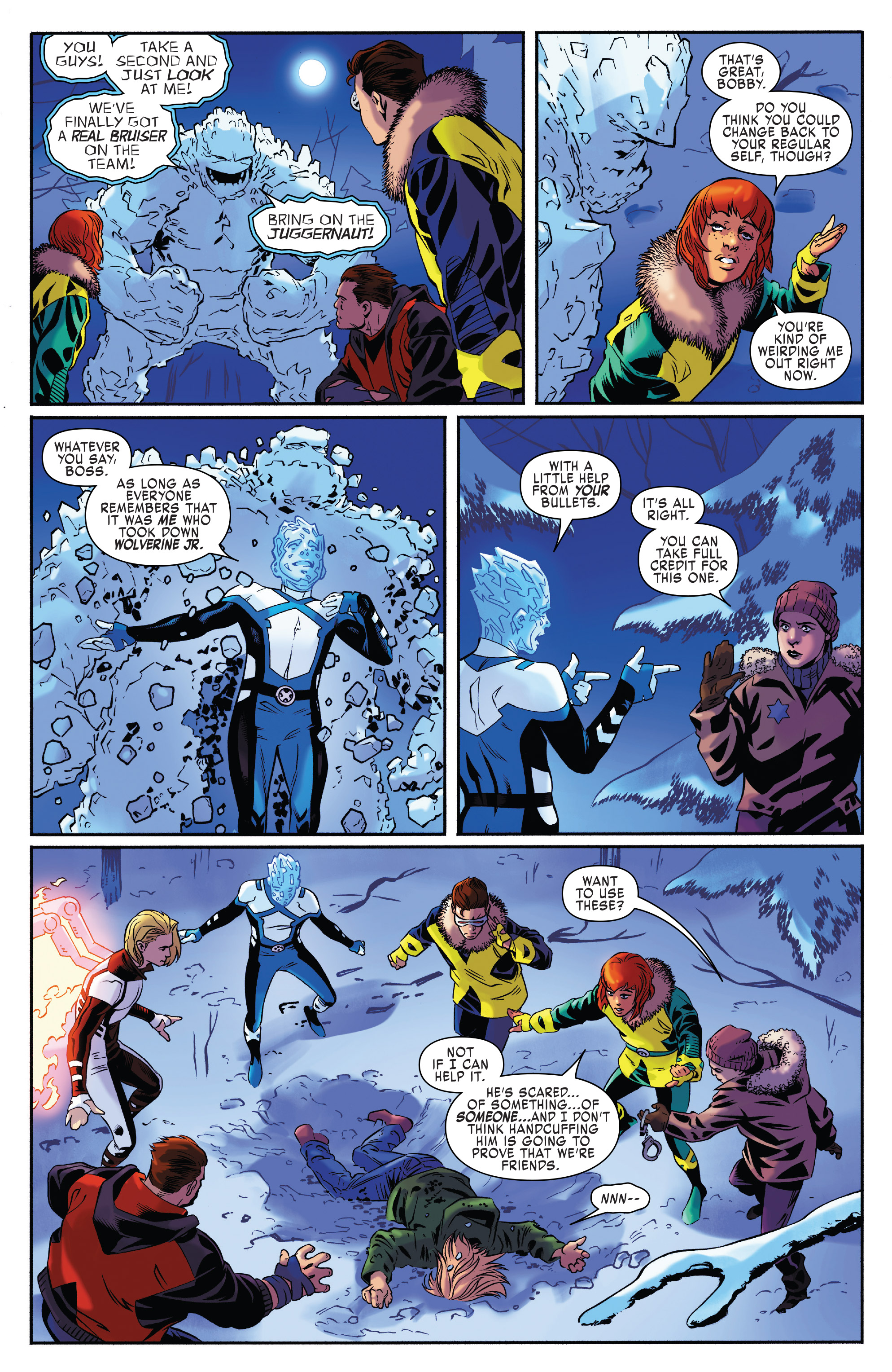 Read online X-Men: Blue comic -  Issue #4 - 16