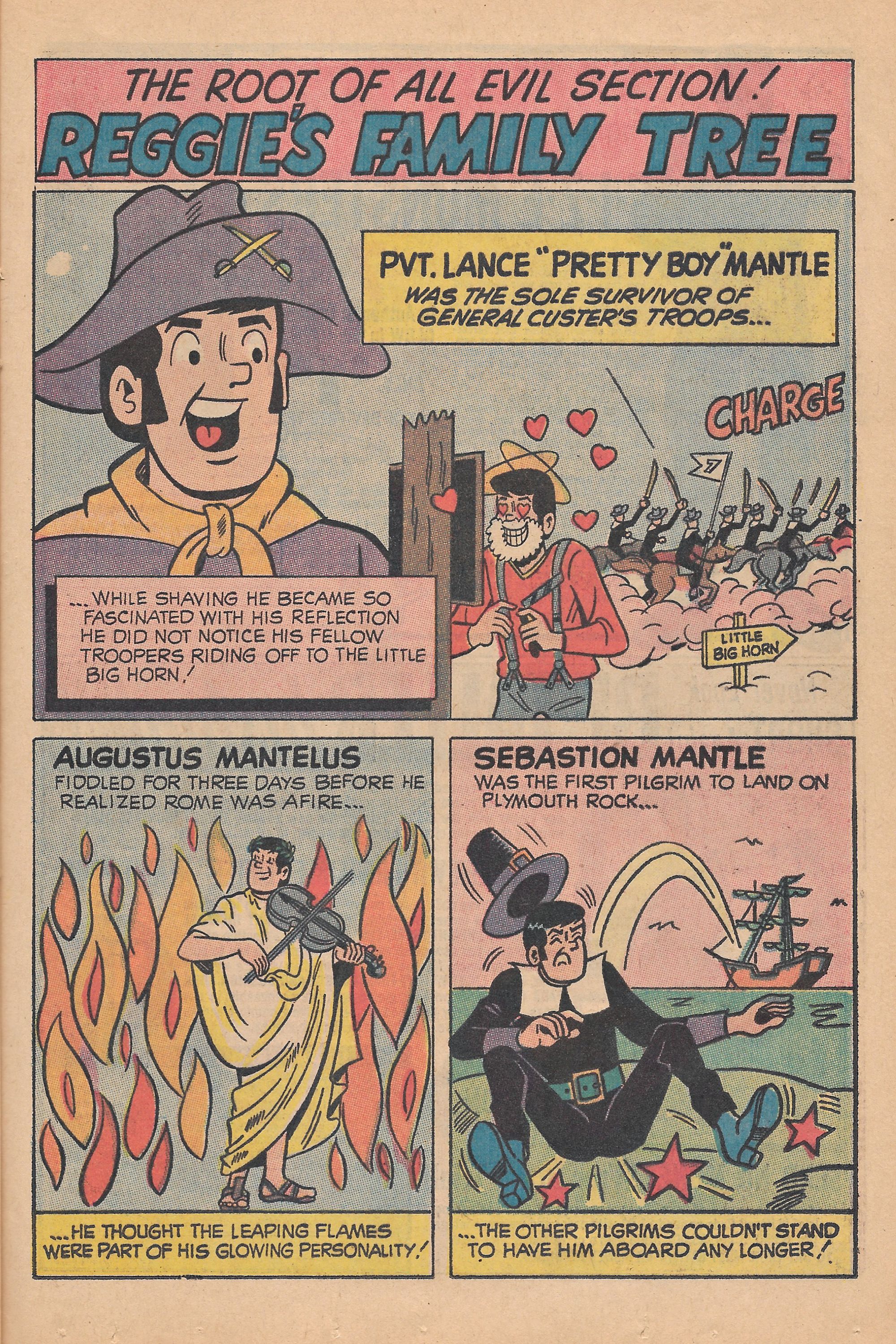 Read online Reggie's Wise Guy Jokes comic -  Issue #12 - 41