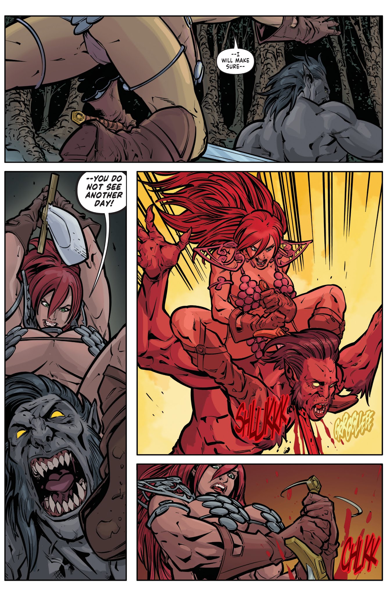 Read online Red Sonja: Halloween Special comic -  Issue # Full - 19