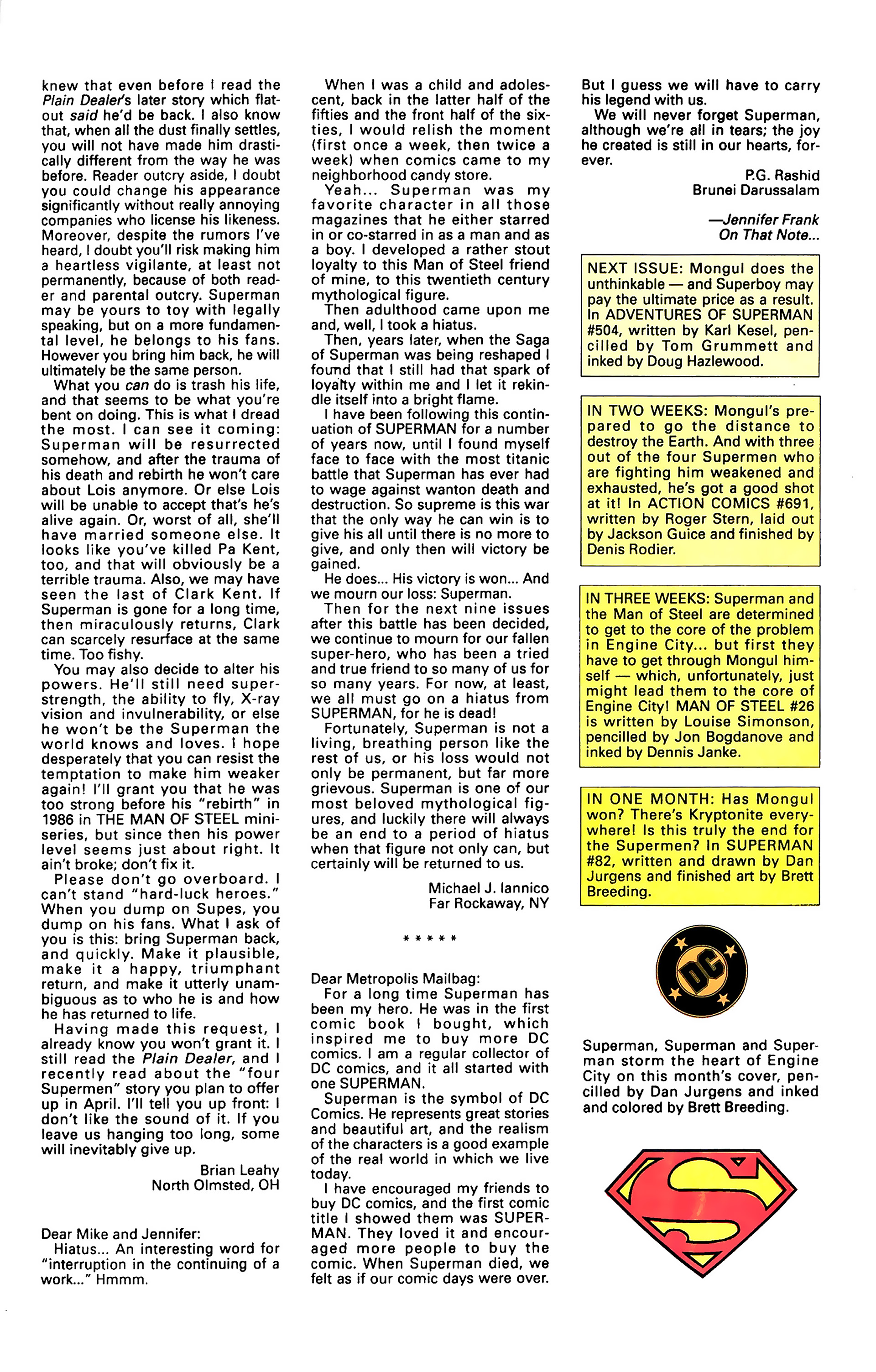 Read online Superman (1987) comic -  Issue #81 - 24