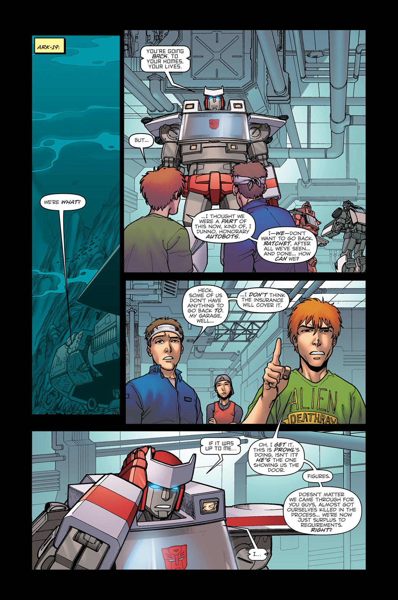 Read online The Transformers: Escalation comic -  Issue #1 - 8