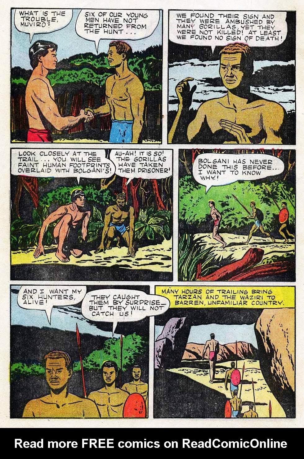 Read online Tarzan (1948) comic -  Issue #10 - 4