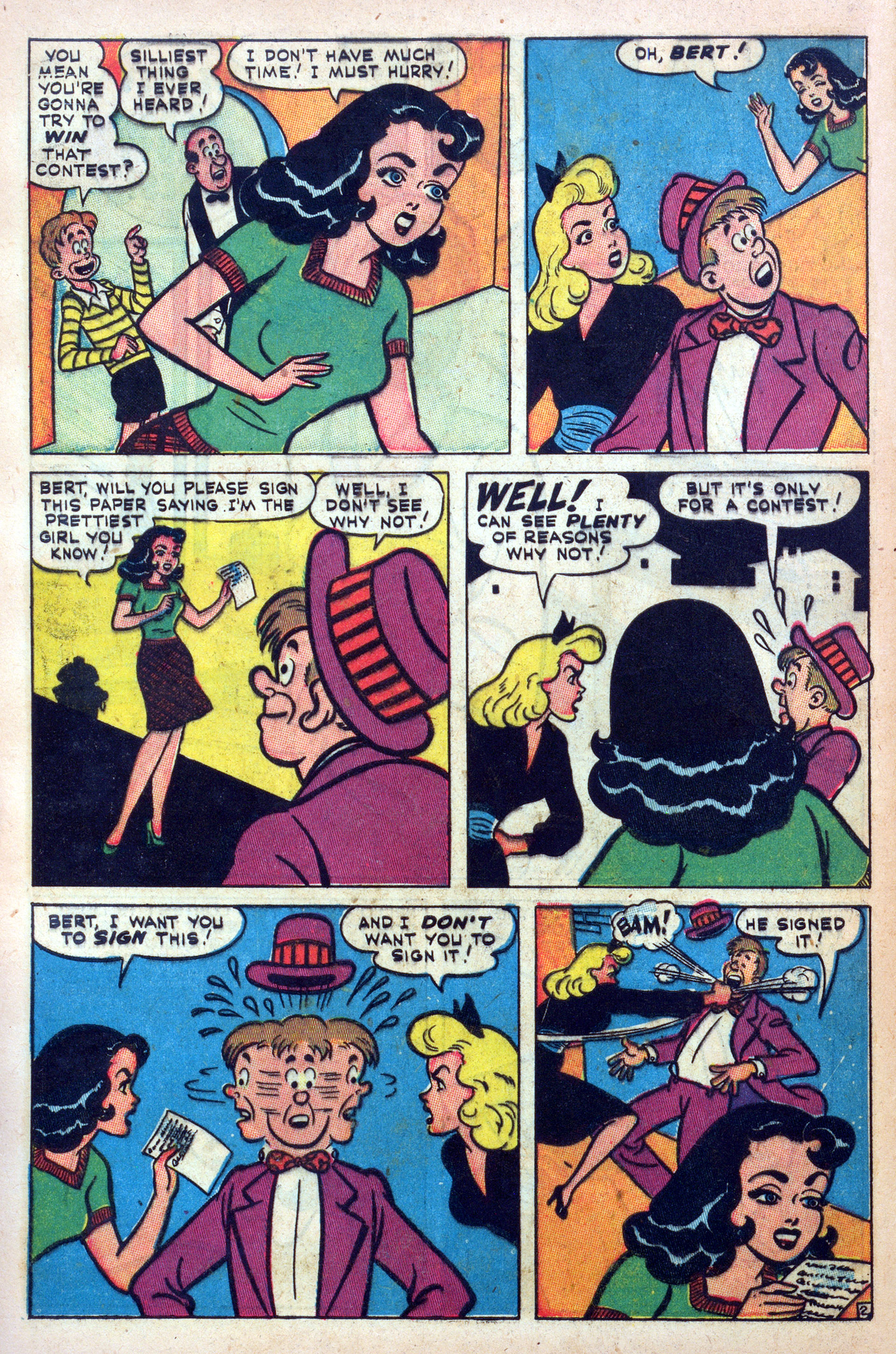 Read online Margie Comics comic -  Issue #39 - 44