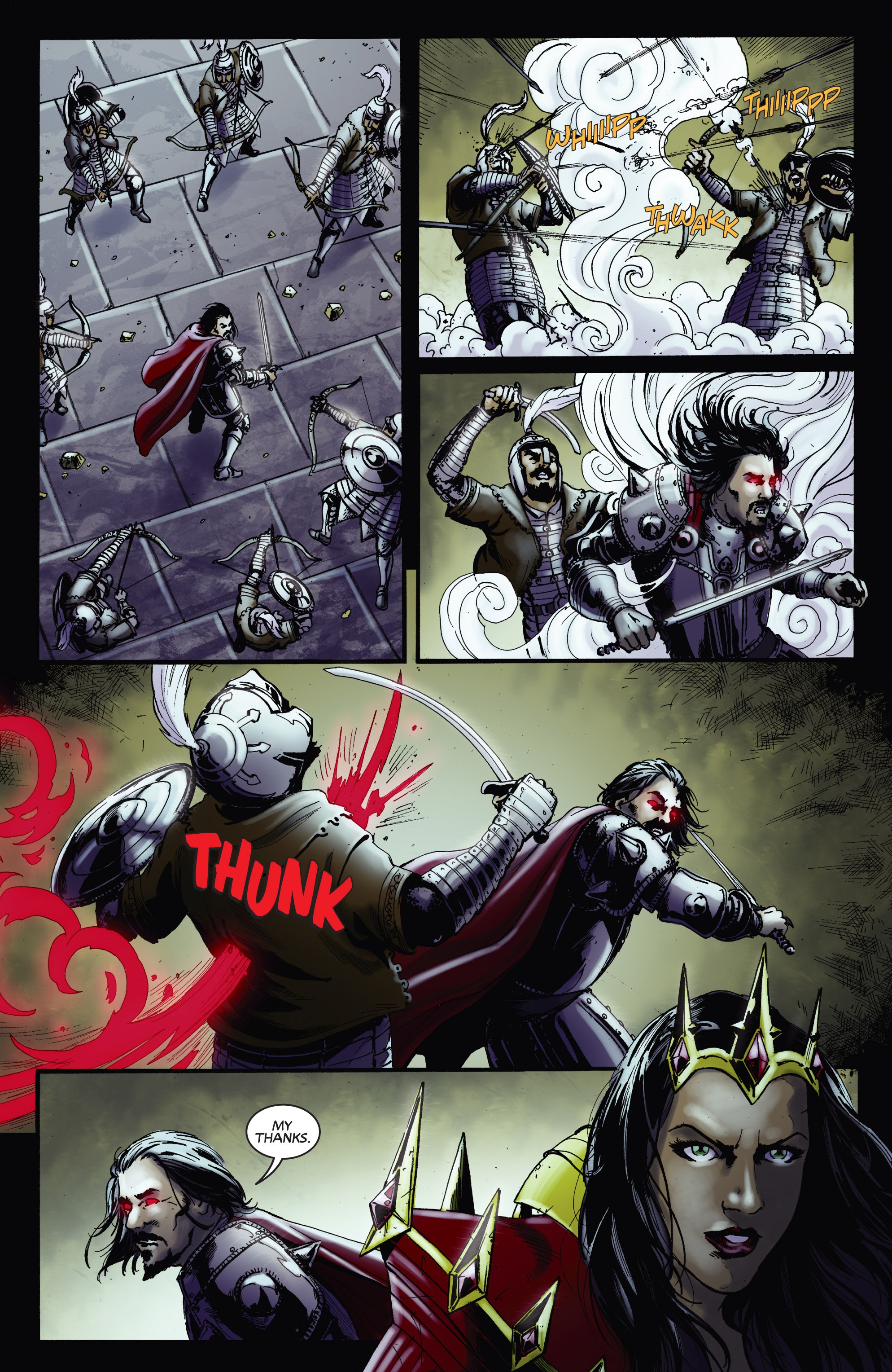Read online Blood Queen Vs. Dracula comic -  Issue #4 - 18