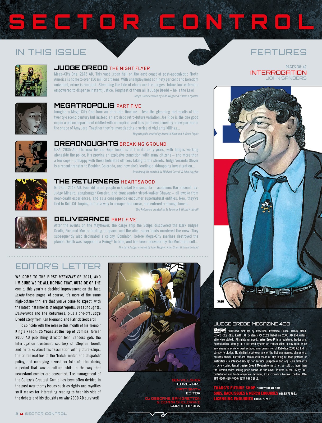 Judge Dredd Megazine (Vol. 5) issue 428 - Page 3