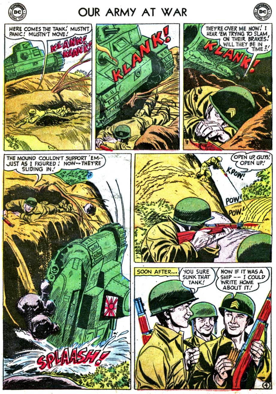 Read online Our Army at War (1952) comic -  Issue #38 - 30