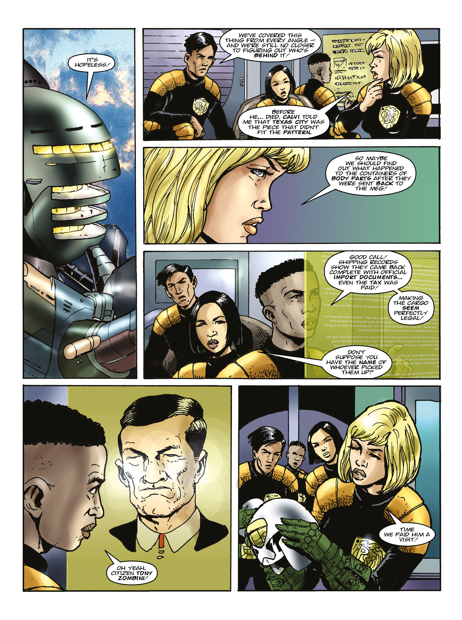 Read online Cadet Anderson: Teenage Kyx comic -  Issue # TPB - 107