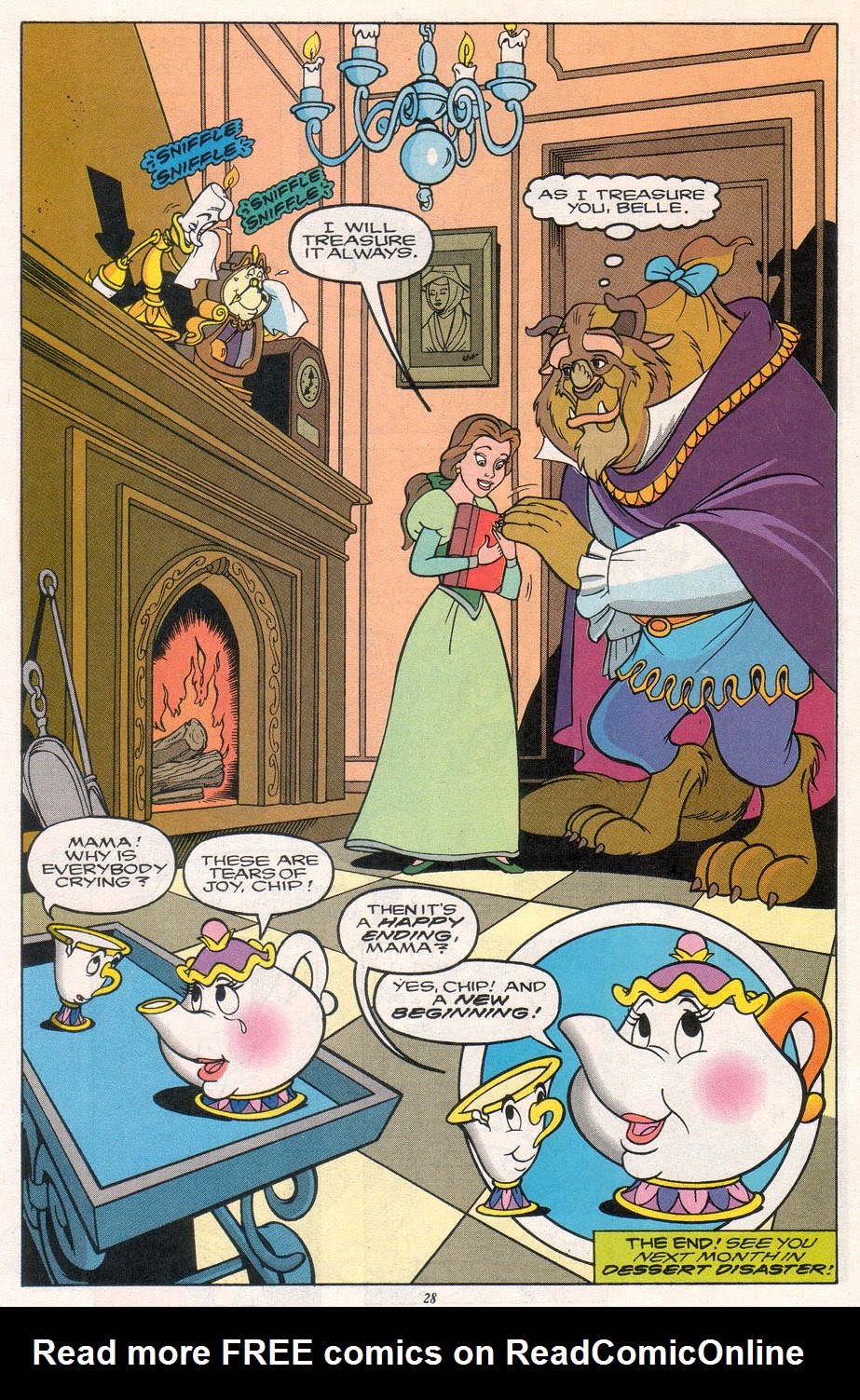 Read online Disney's Beauty and the Beast comic -  Issue #12 - 28