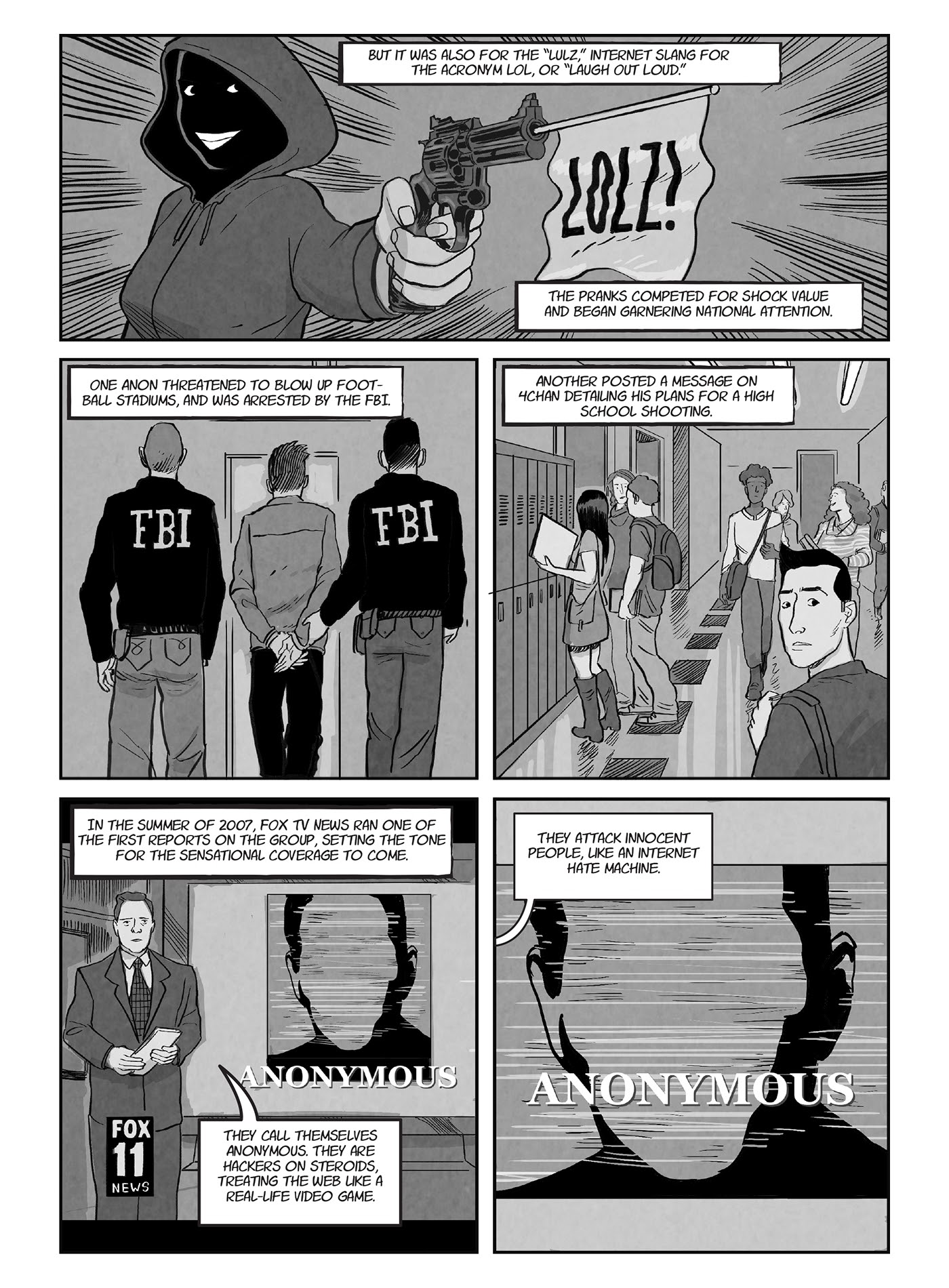 Read online A for Anonymous: How a Mysterious Hacker Collective Transformed the World comic -  Issue # TPB - 29