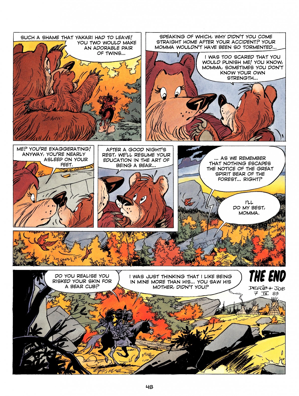 Read online Yakari comic -  Issue #10 - 48