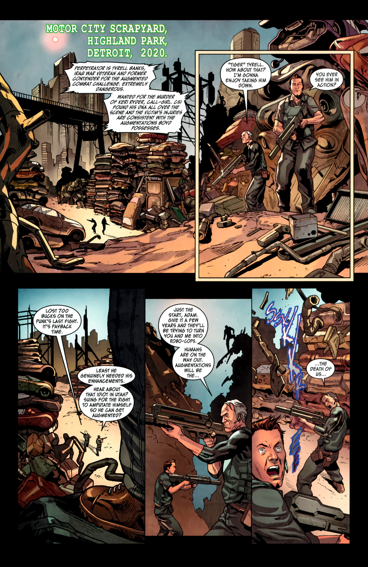 Read online Deus Ex comic -  Issue #3 - 8