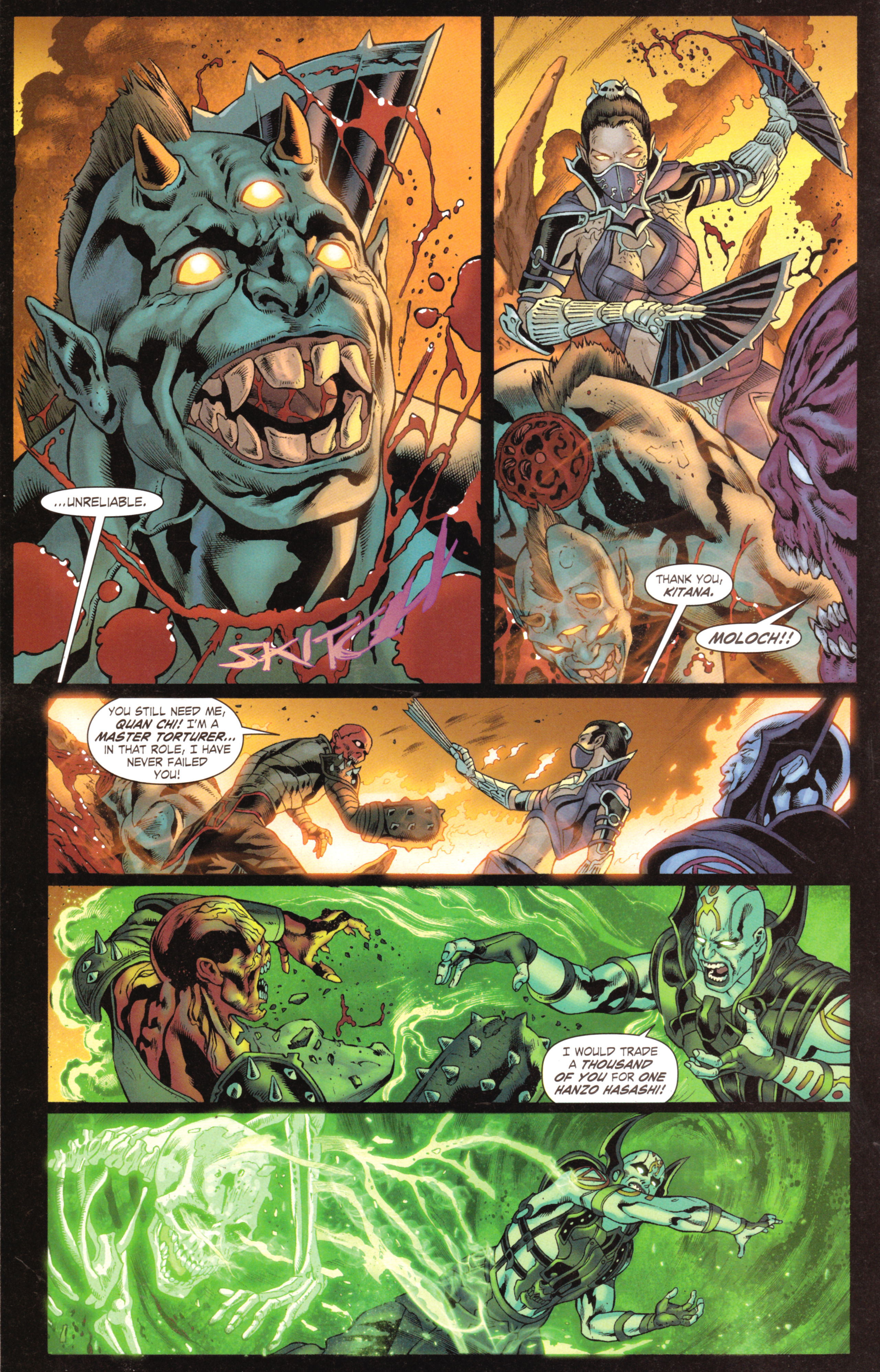 Read online Mortal Kombat X [II] comic -  Issue #12 - 12