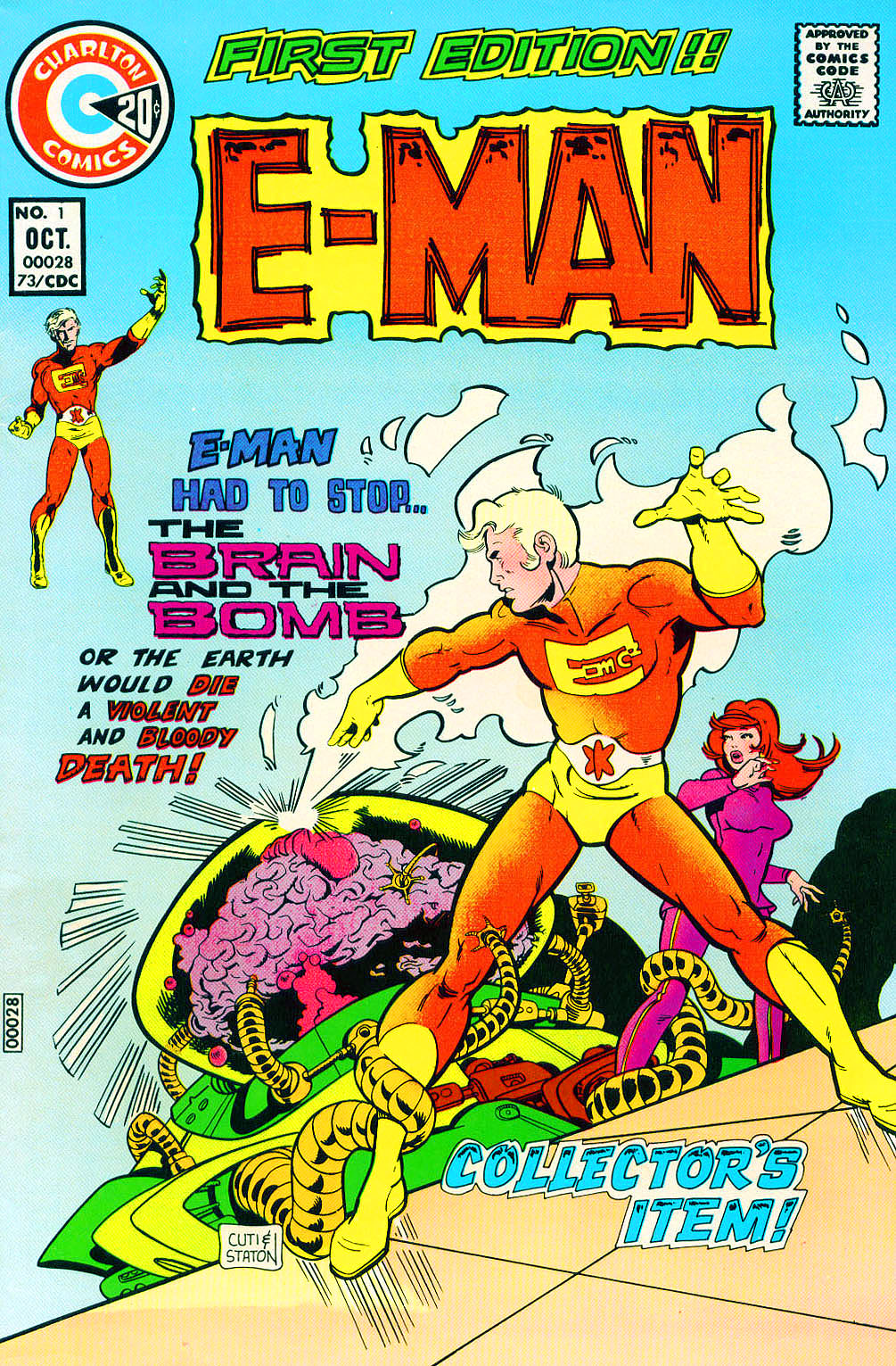 Read online E-Man (1973) comic -  Issue #1 - 1