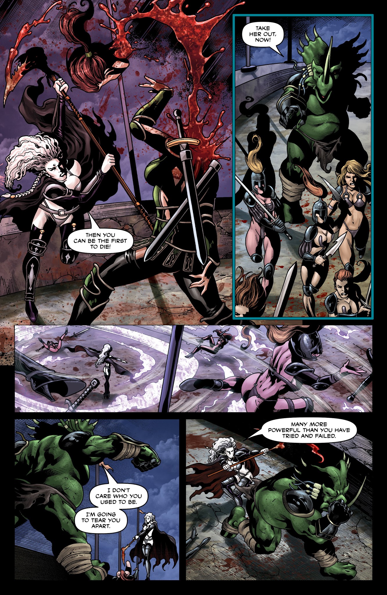 Read online Lady Death: Apocalypse comic -  Issue #5 - 6