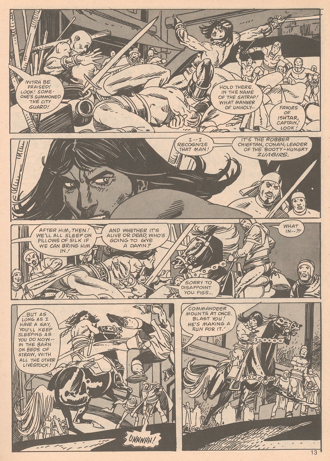 Read online The Savage Sword Of Conan comic -  Issue #65 - 13
