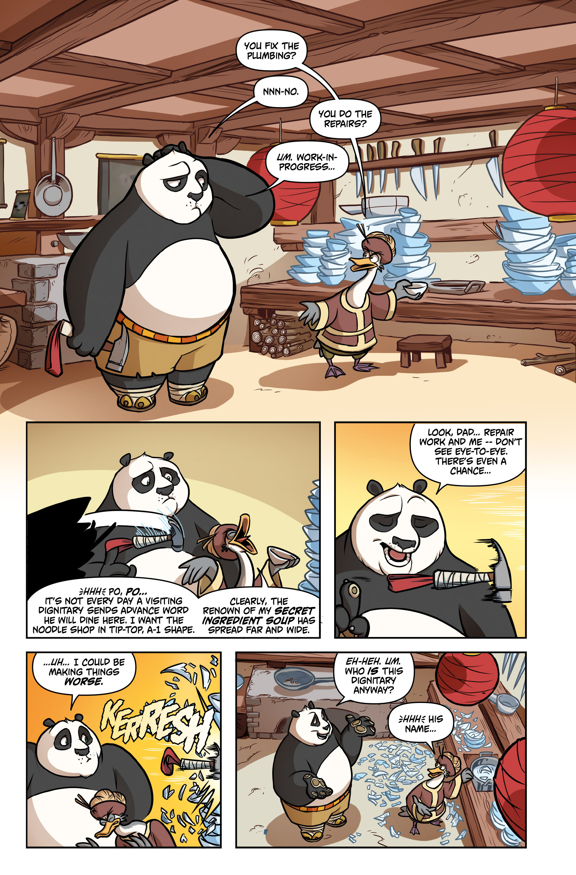 Read online DreamWorks Kung Fu Panda comic -  Issue #3 - 4