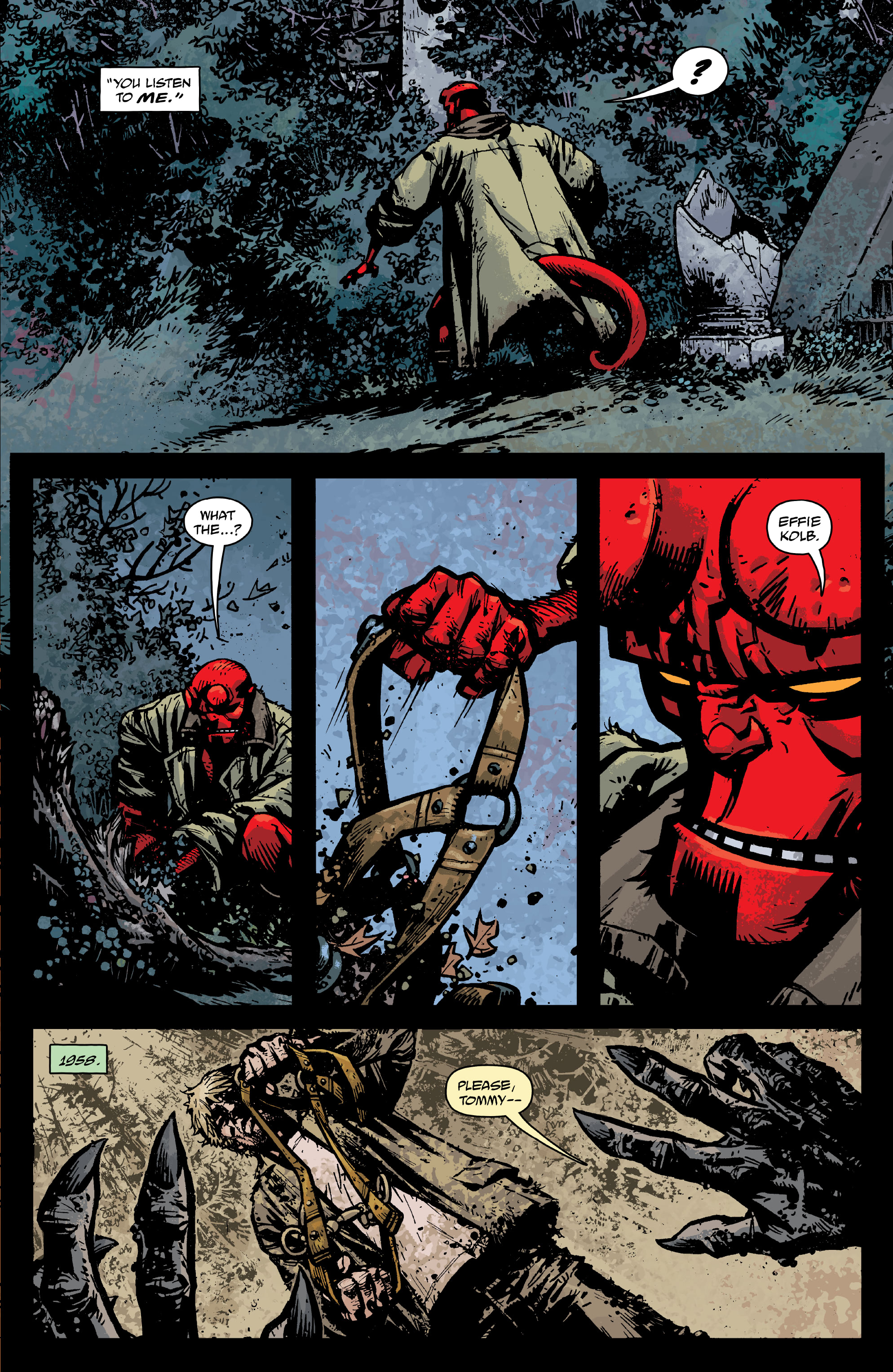Read online Hellboy and the B.P.R.D.: The Return of Effie Kolb comic -  Issue #2 - 7