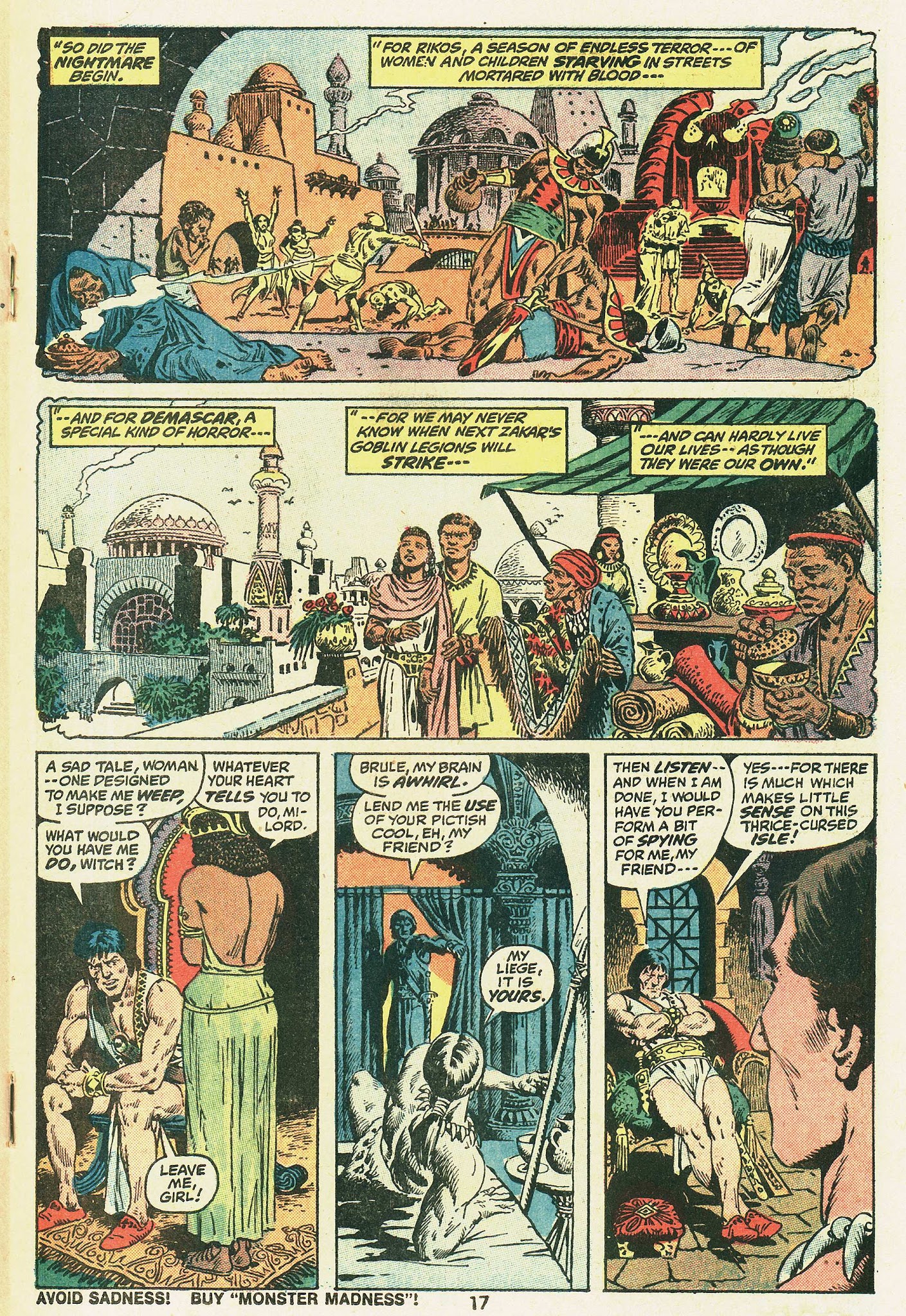 Read online Kull, the Conqueror (1971) comic -  Issue #5 - 13