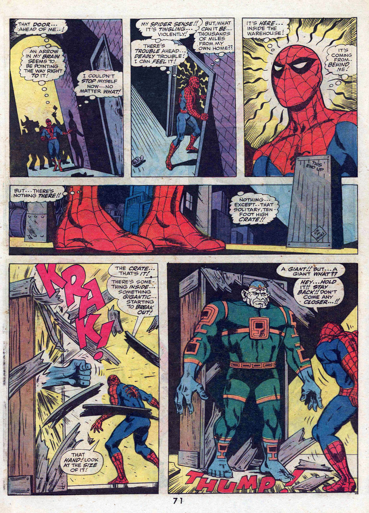 Read online Marvel Treasury Edition comic -  Issue #1 - 71